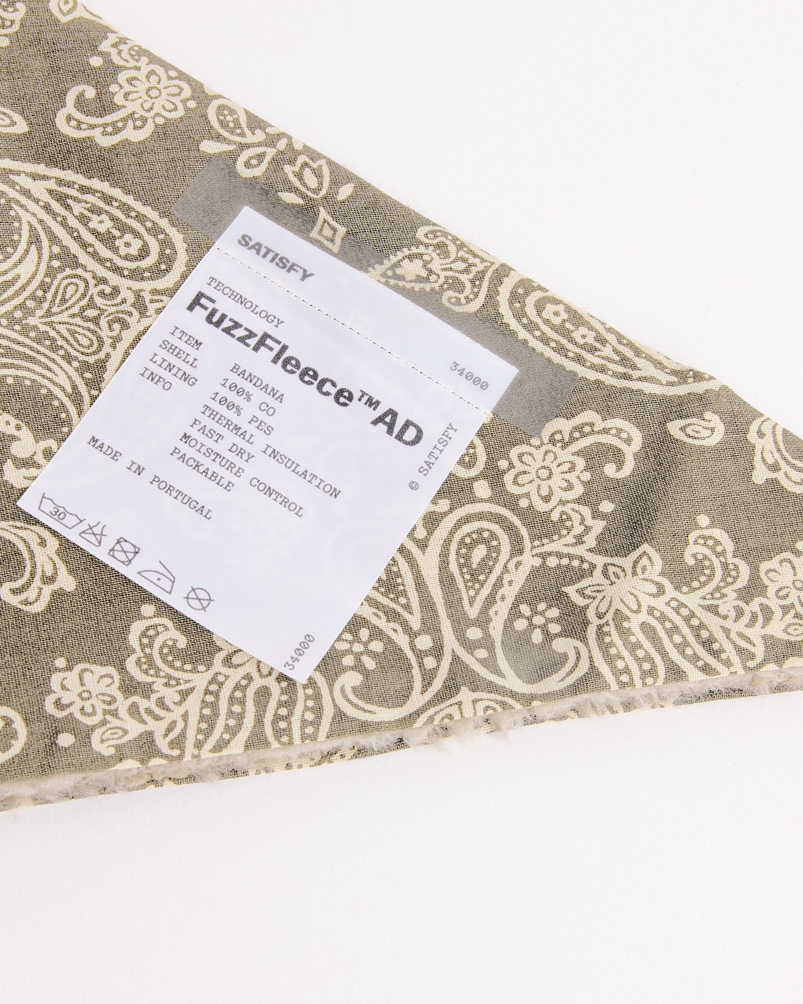 Satisfy Running FuzzFleece AD Bandana Khaki - Khaki / OS (272764)