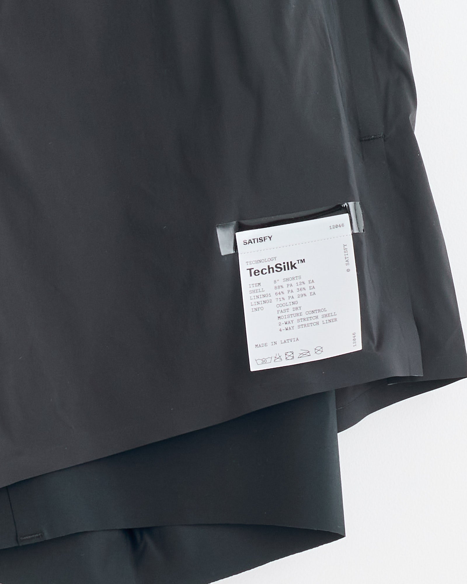 TechSilk 8" Short in Black - Black / M (272774)