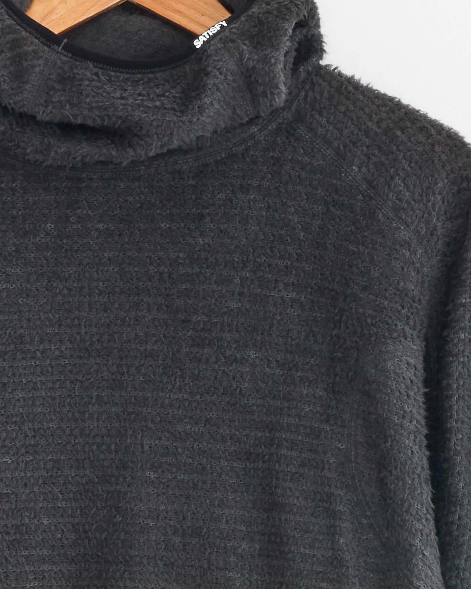 Satisfy Running FuzzFleece AD Light Hoodie Phantom - Phantom / M (272786)