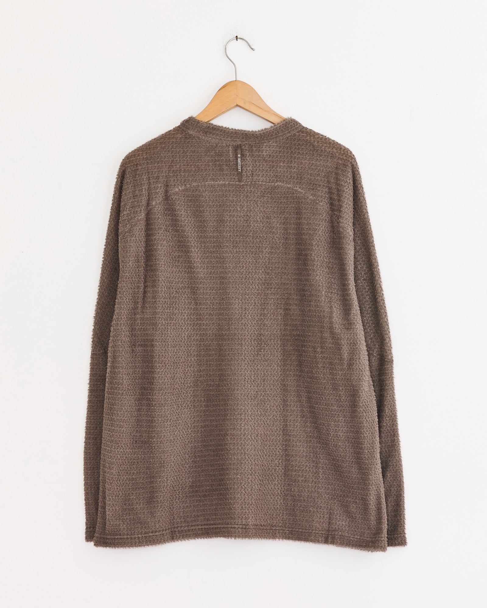 トップス satisfy running FuzzFleece AD Long Tee L FuzzFleece AD Long Sleeve T-Shirt in Falcon