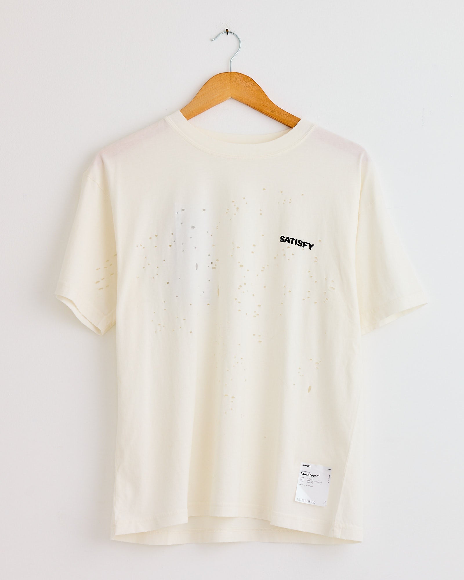 MothTech T-Shirt in Off White - Off White / M (272802)