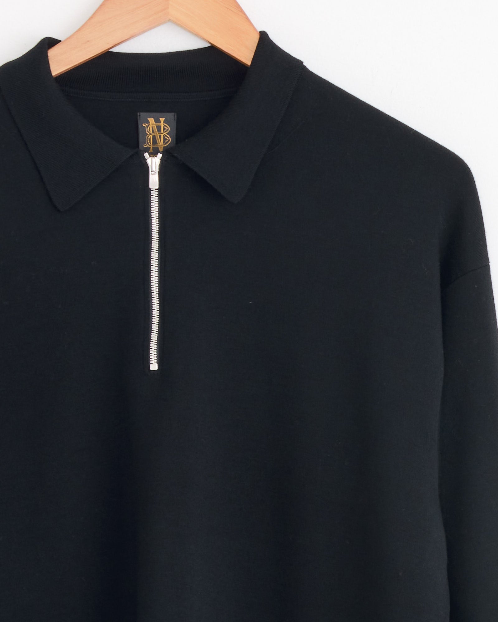 Classic Pique Polo in Black