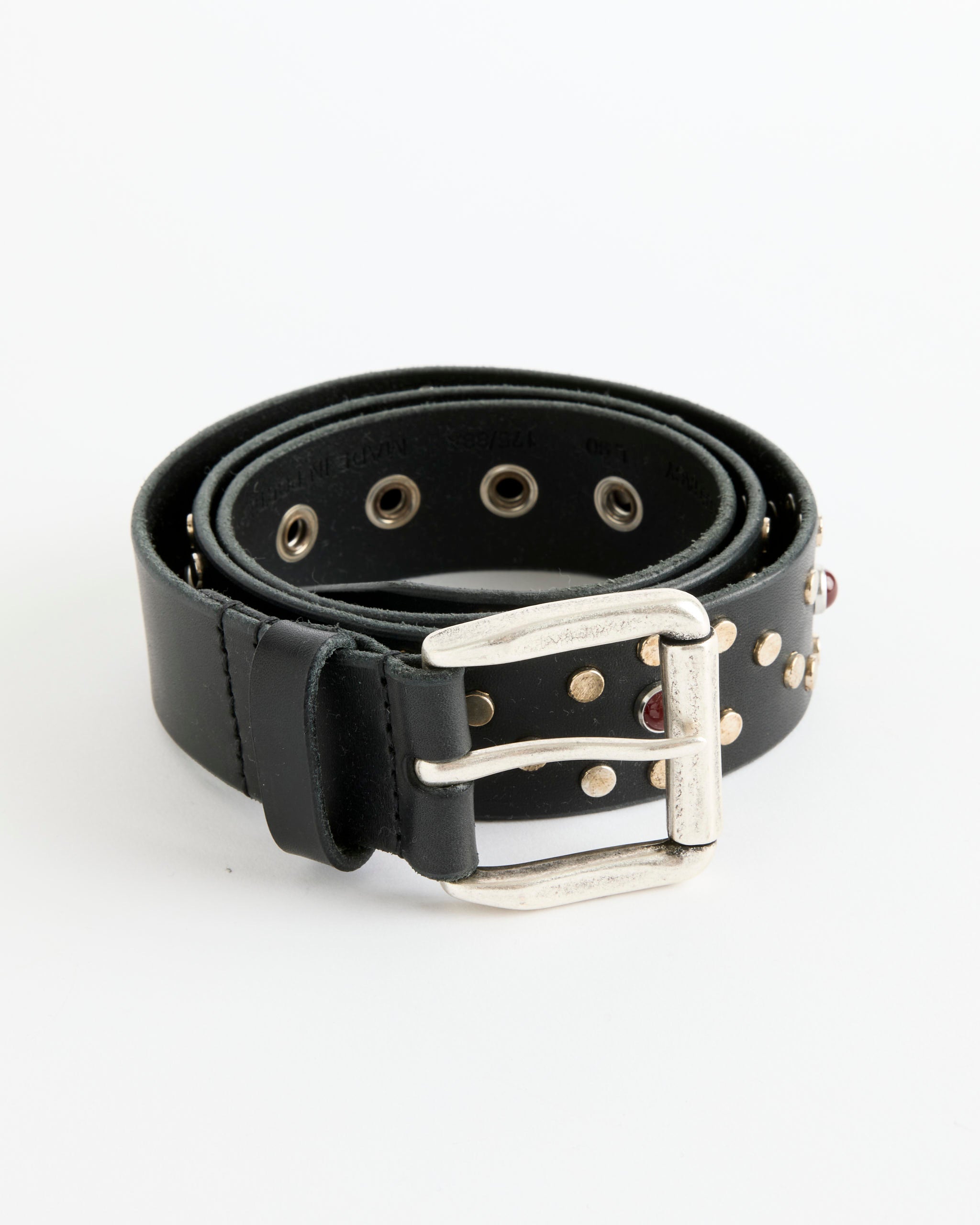 Our Legacy 2 CM Vortex Belt Slow Black - Slow Black / 90 (272919)