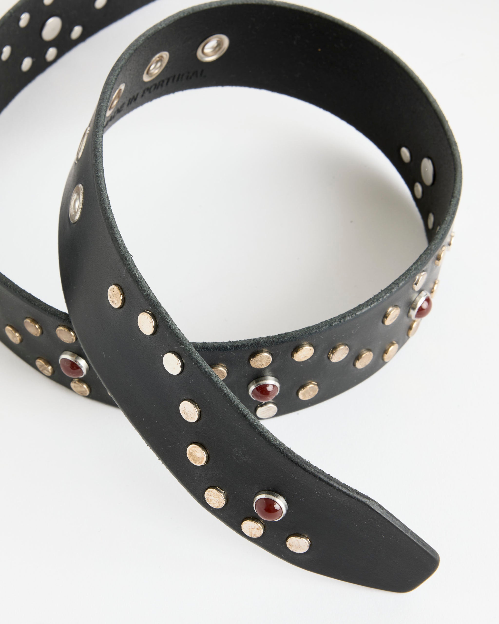 Our Legacy 2 CM Vortex Belt Slow Black - Slow Black / 90 (272919)