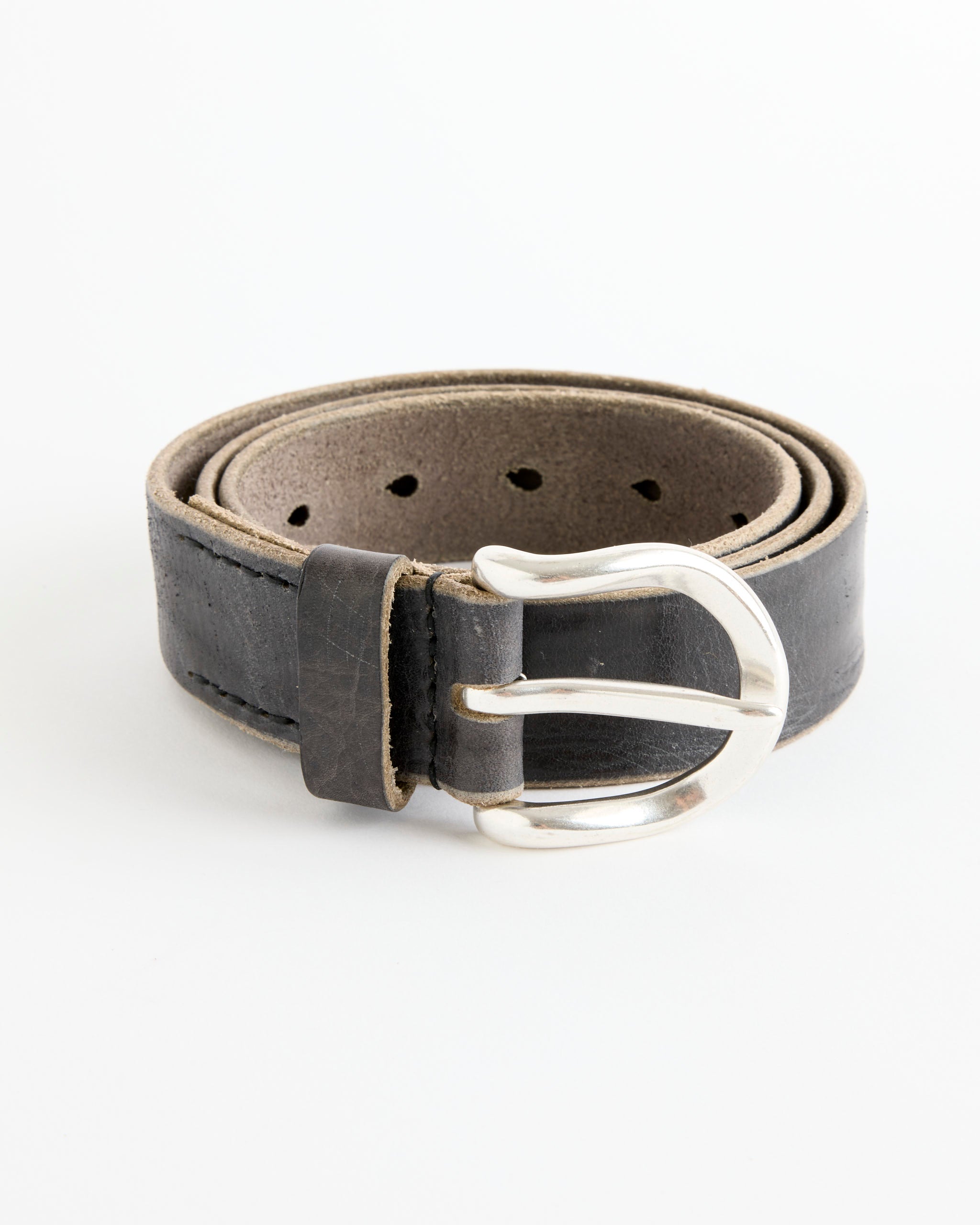 Our Legacy 3.5 CM Belt Soft Coal - Soft Coal / 90 (272925)