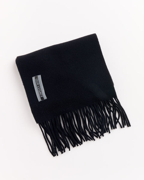 OUR LEGACY ESTATE SCARF Double Wool 新品 Our Legacy - Estate Scarf Black Double Wool