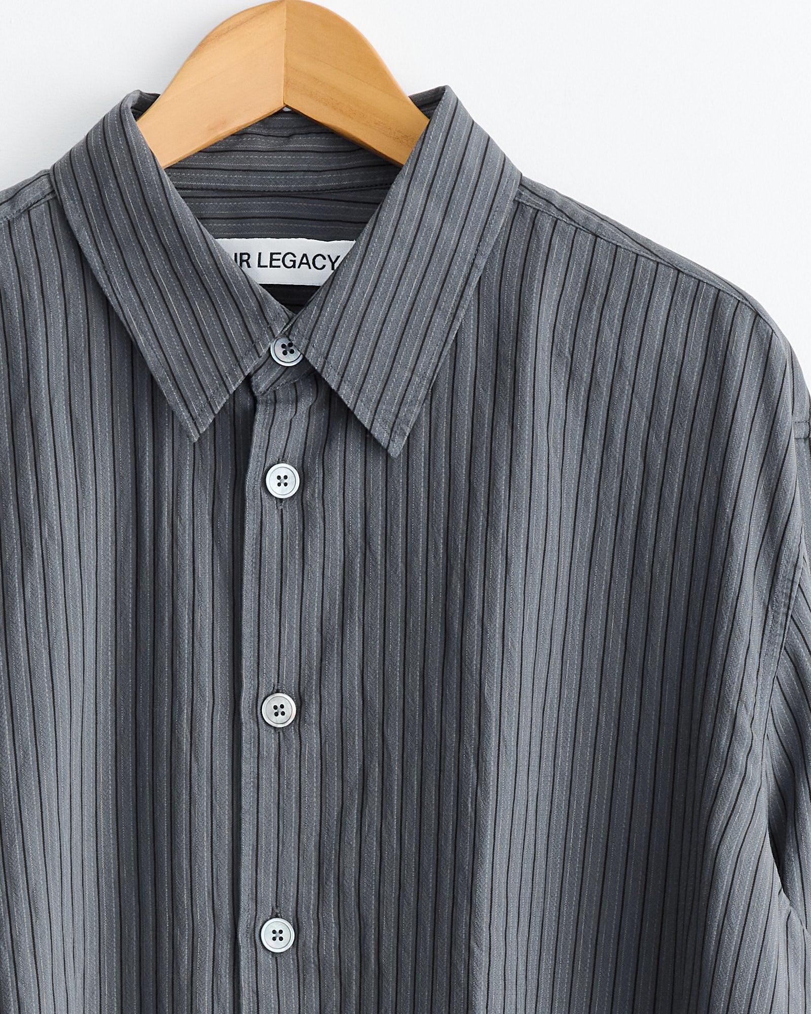 Beyond Shirt in Iron Stripe