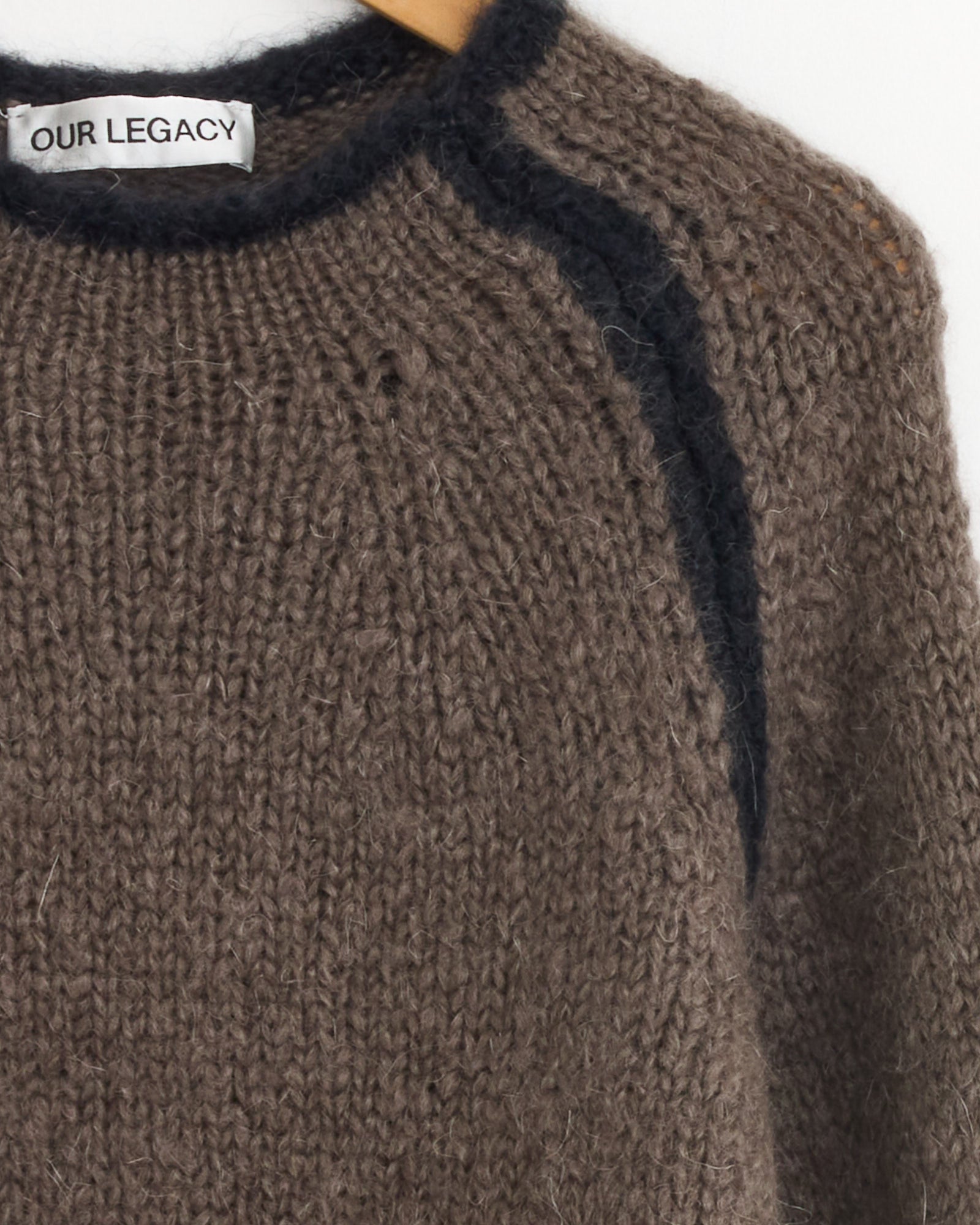 Rider Roundneck Sweater in Steel