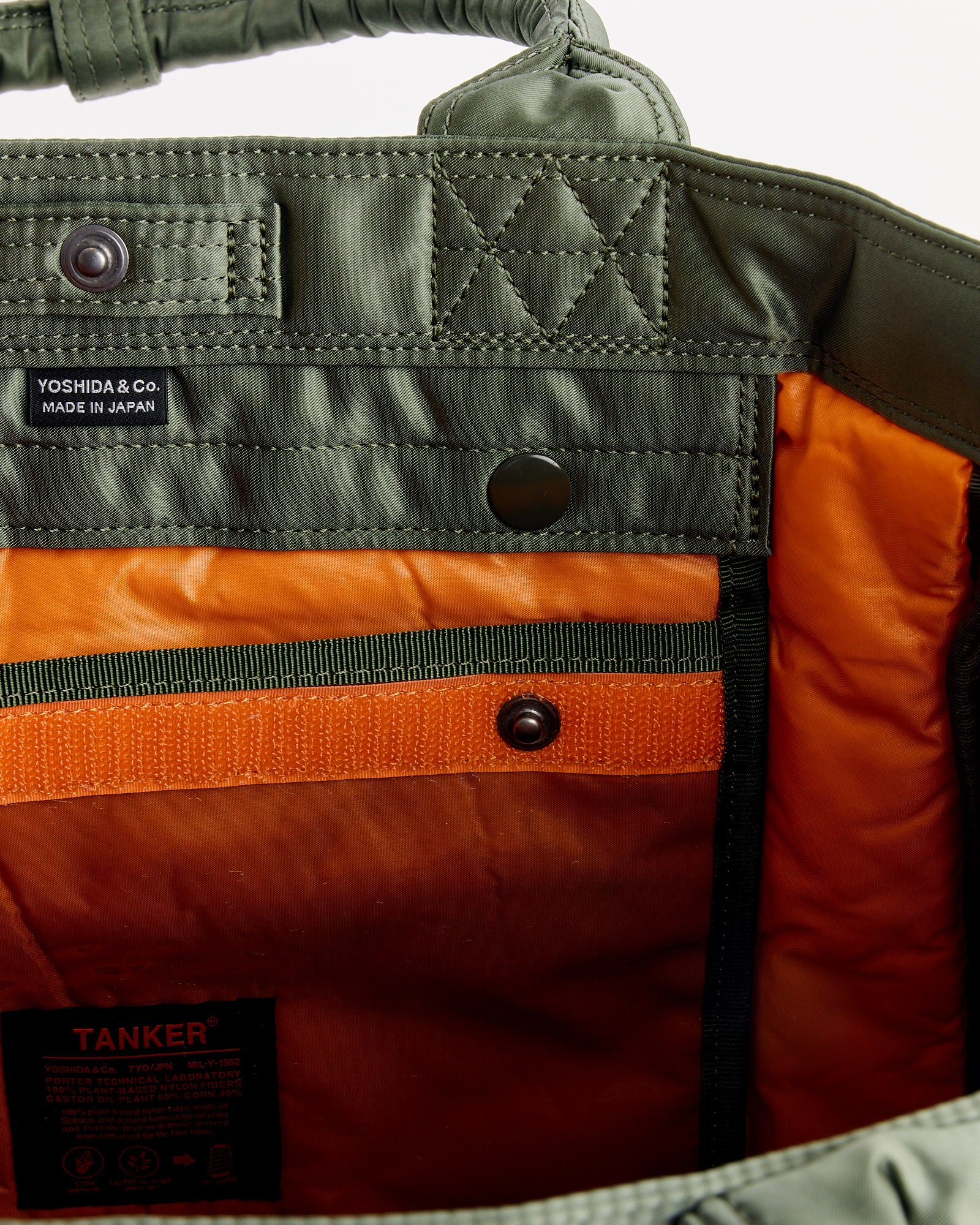 Tanker Tote Bag in Sage Green