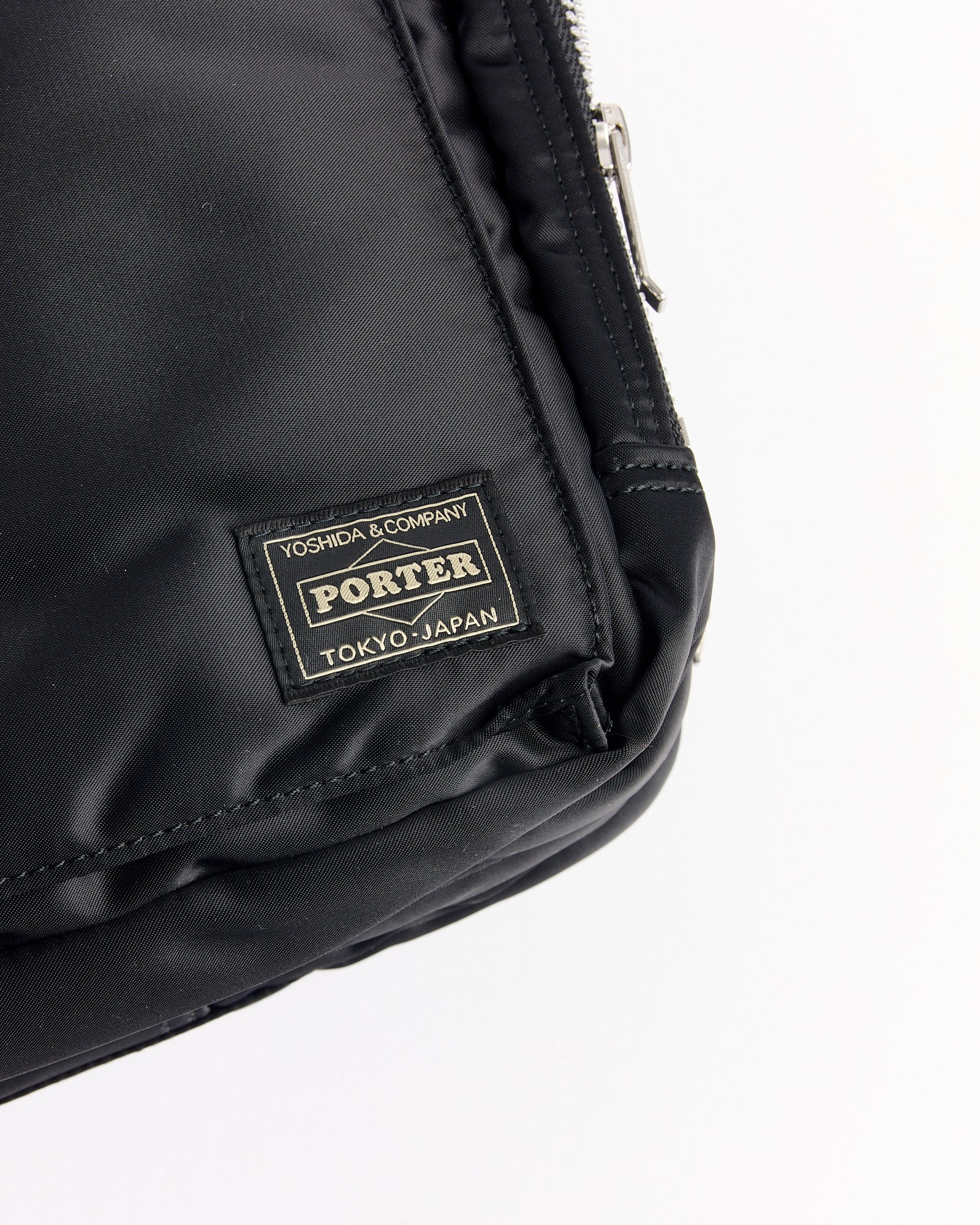 Tanker 2Way Document Zip Bag in Black