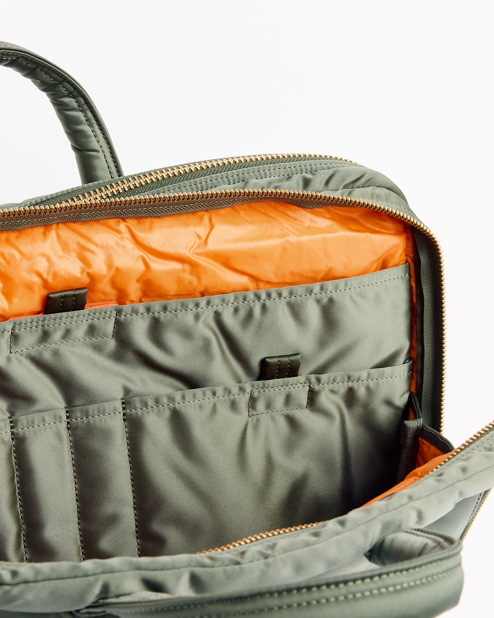 Tanker 2Way Document Zip Bag in Sage Green