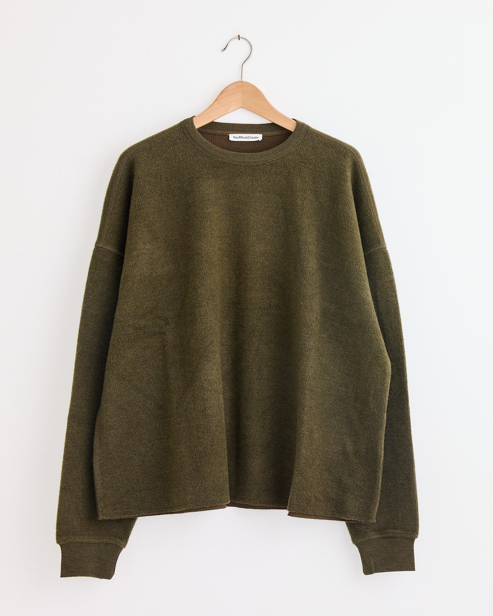 YMC Studio Sweatshirt Dark Green - Dark Green / M (273145)