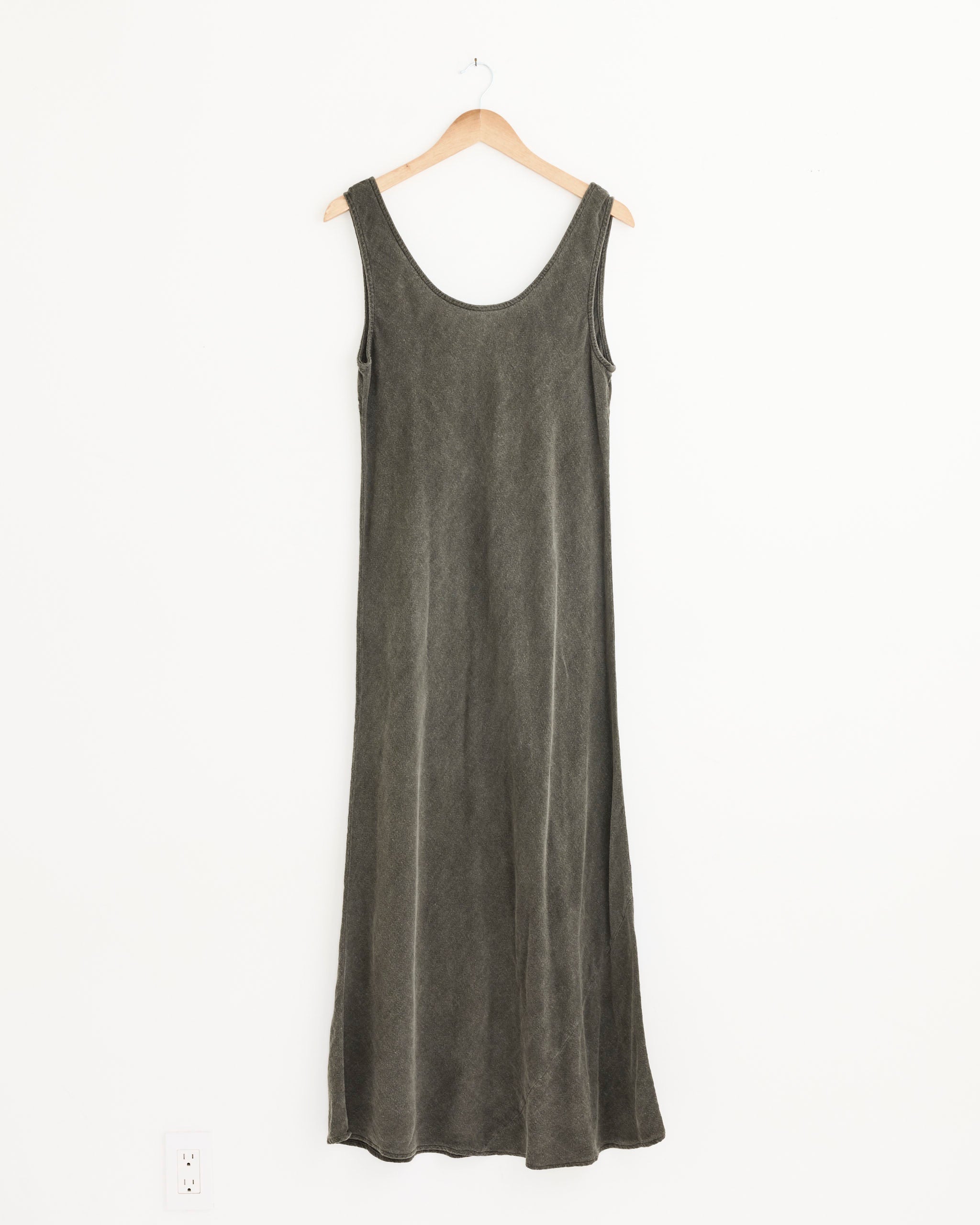 Black Crane Maxi Dress Slate - Slate / S (273451)