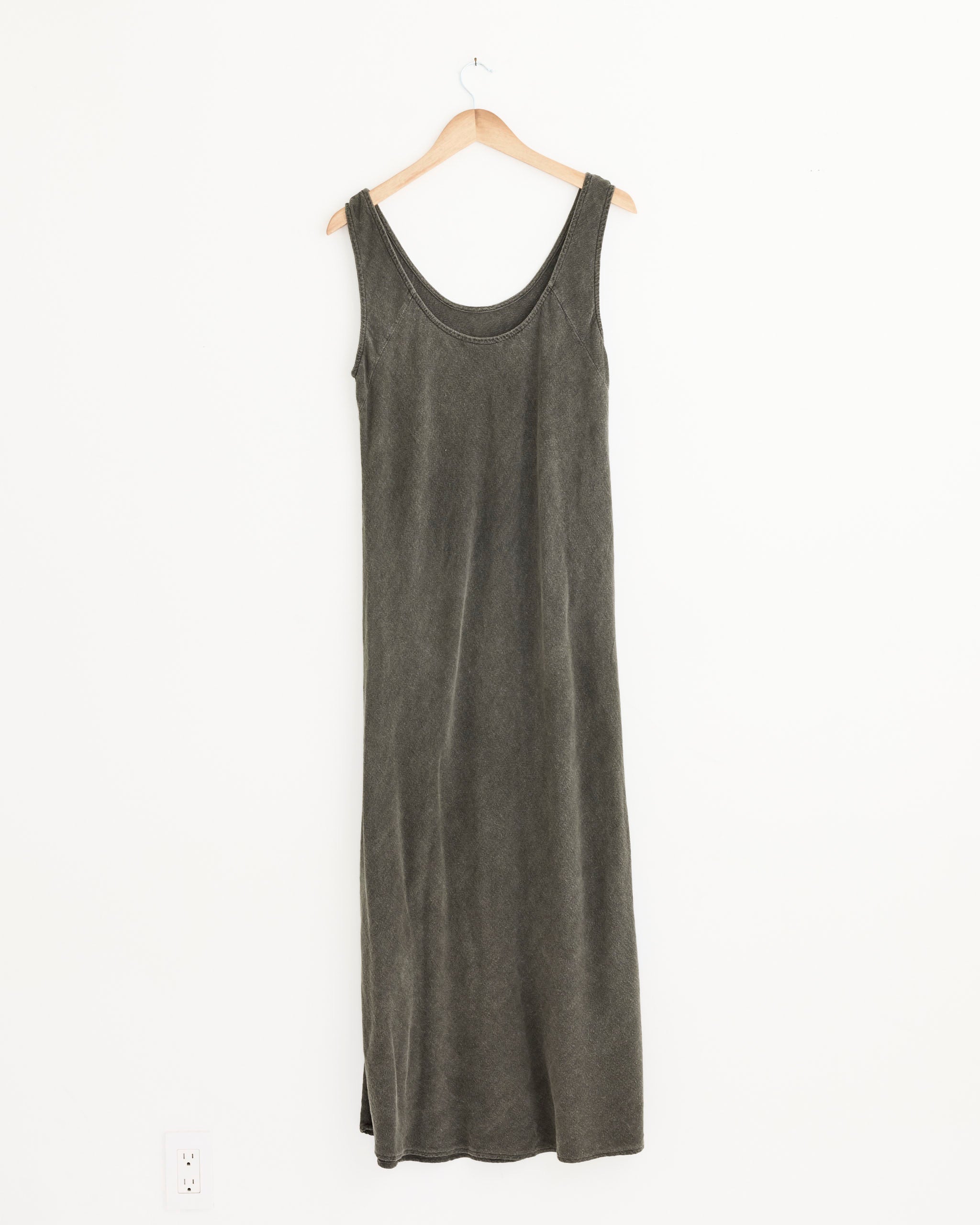 Black Crane Maxi Dress Slate - Slate / S (273451)