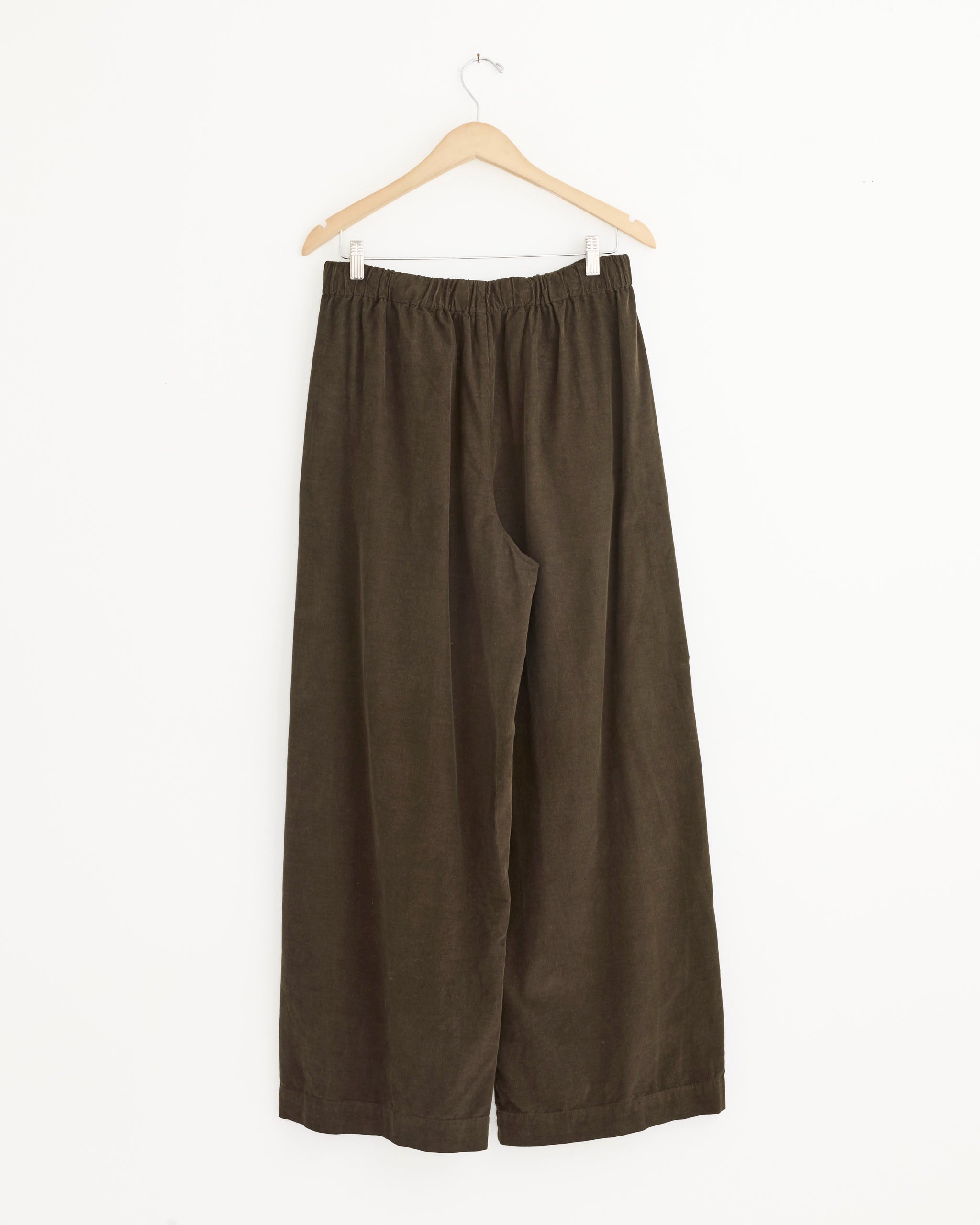 Black Crane Wide Pleated Pant Dark Forest - Dark Forest / M (273463)