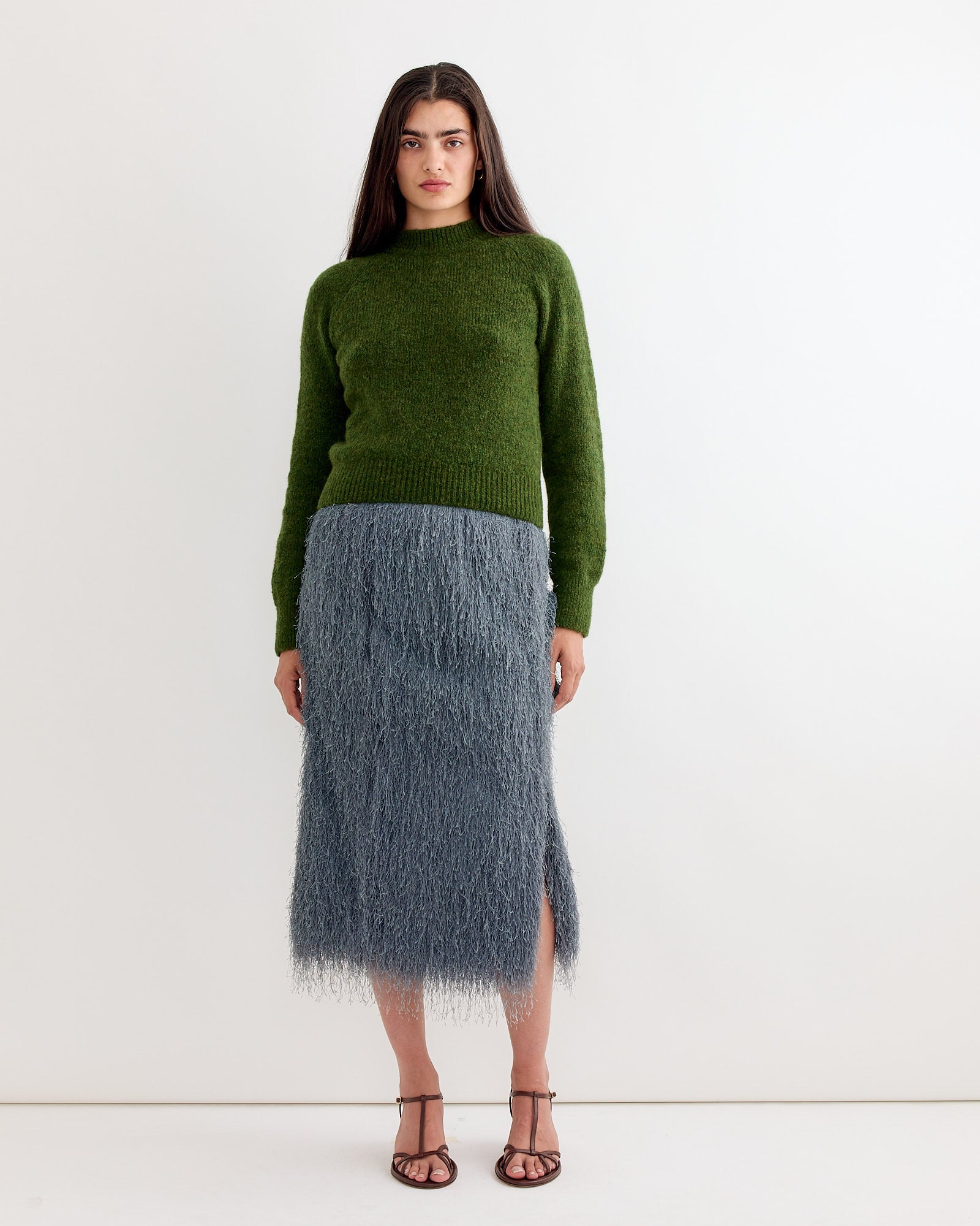 Texas Sweater in Dark Green