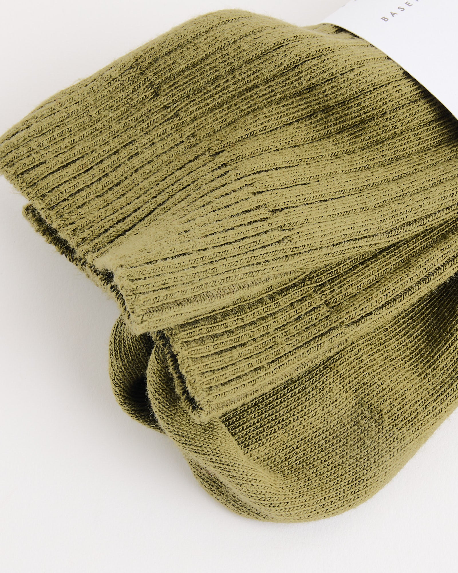 Baserange Rib Overankle Socks Khaki - Khaki / 36/39 (273775)