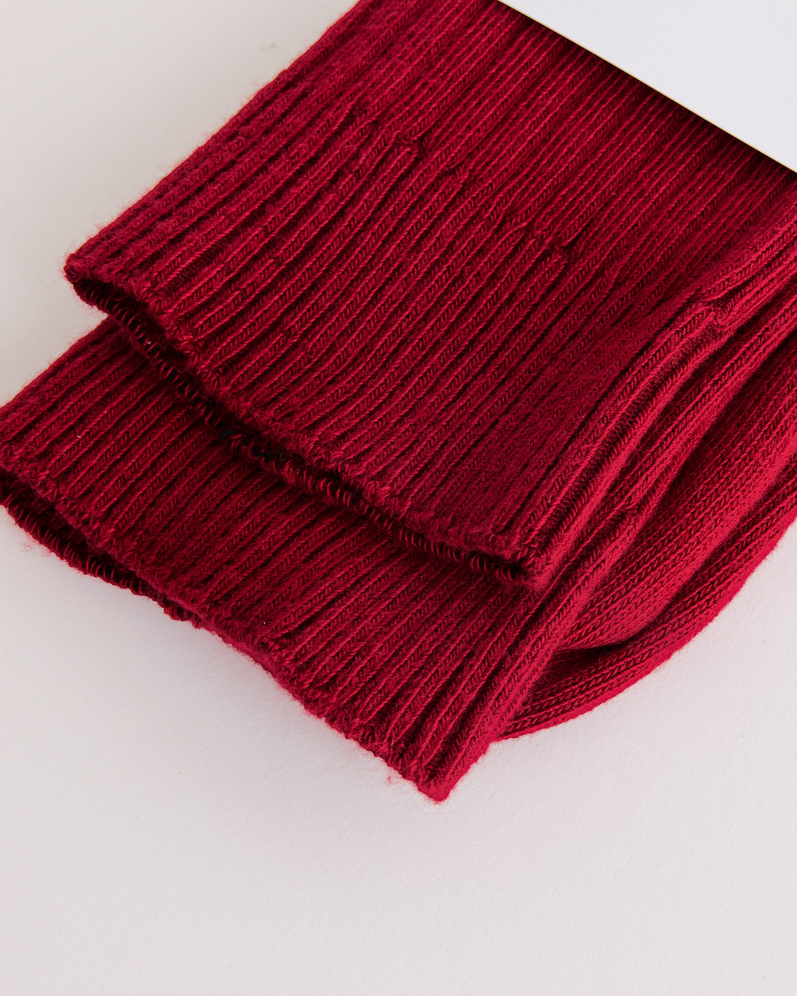 Baserange Rib Overankle Socks Pair Red - Pair Red / 36/39 (273776)