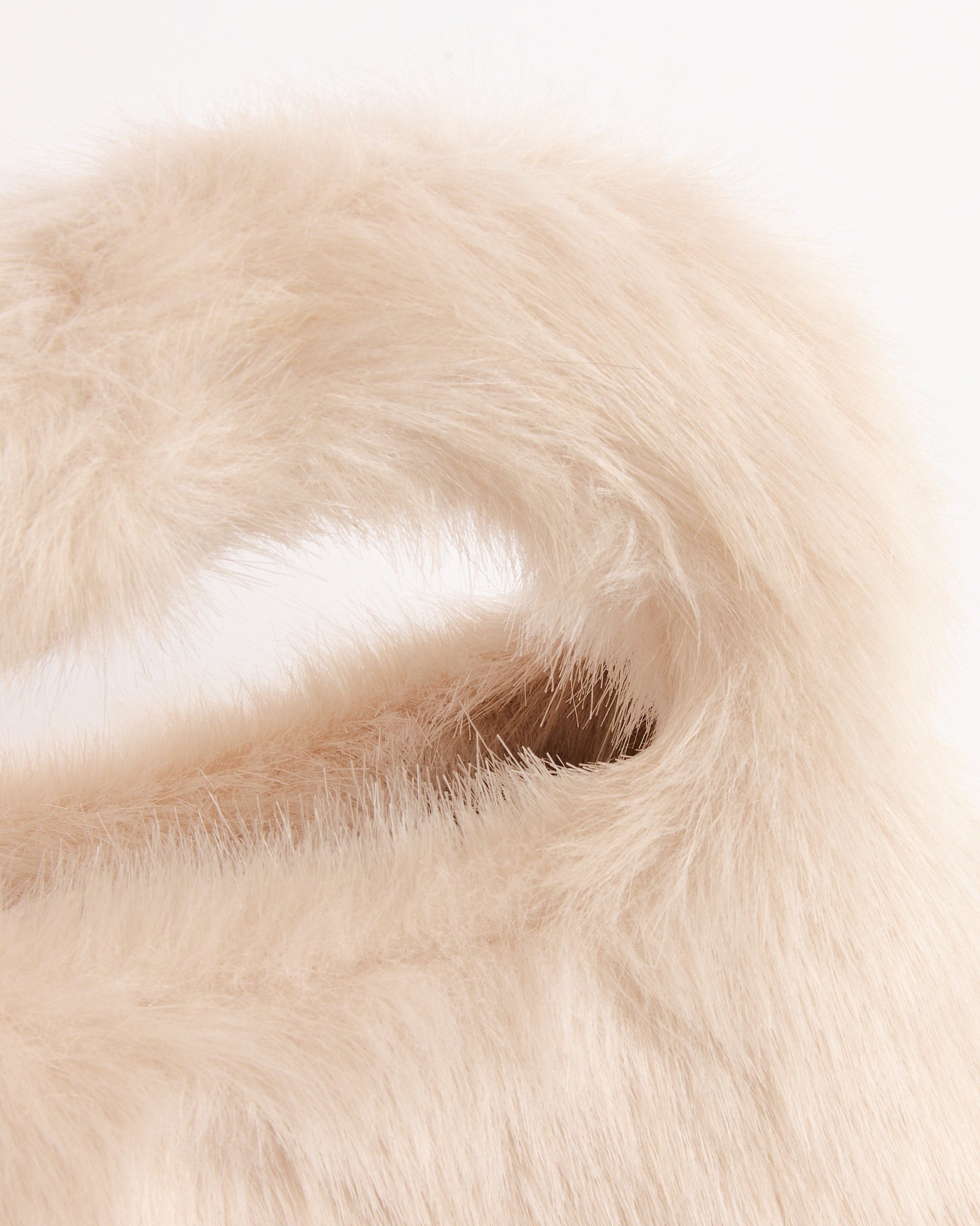 Amomento Mini Fur Tote Bag - Ivory / OS (274050)