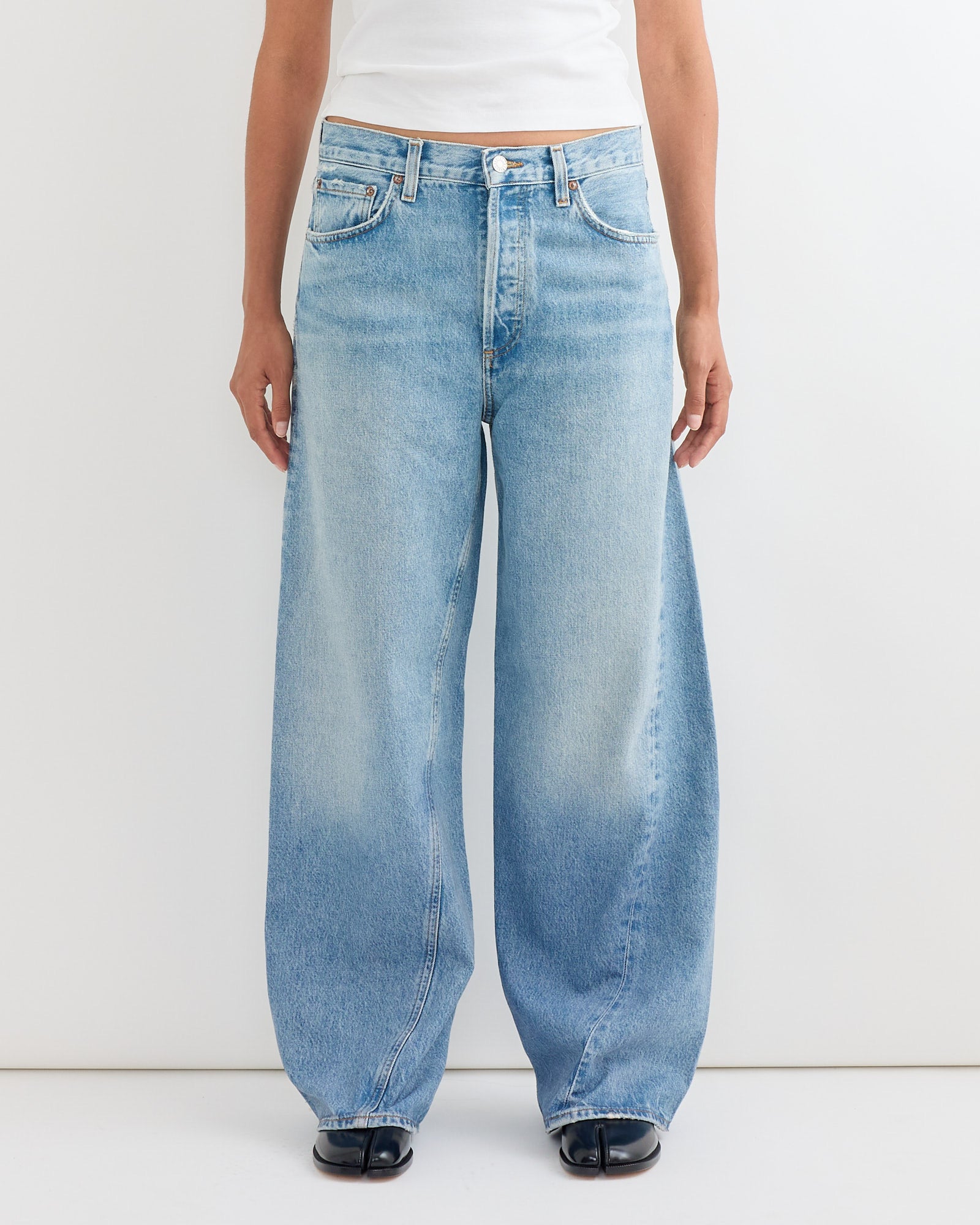 Twist Low Slung Baggy Jean in Stage - Stage / 26 (274086)