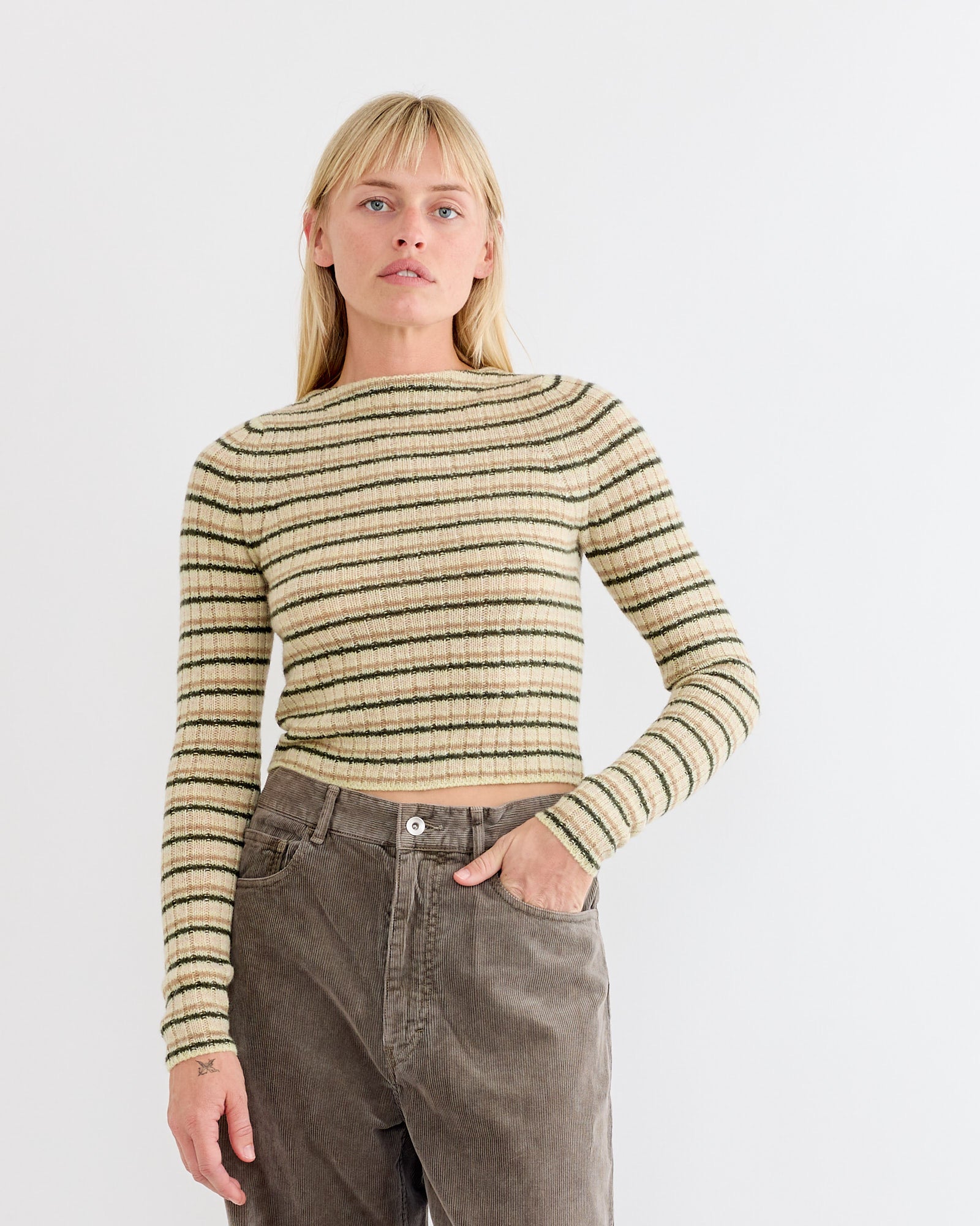 【AURALEE】Silk Cashmere Knit Long Bandeau AURALEE Silk Cashmere Knit Long Bandeau AIRY SILK WOOL KNIT P/O