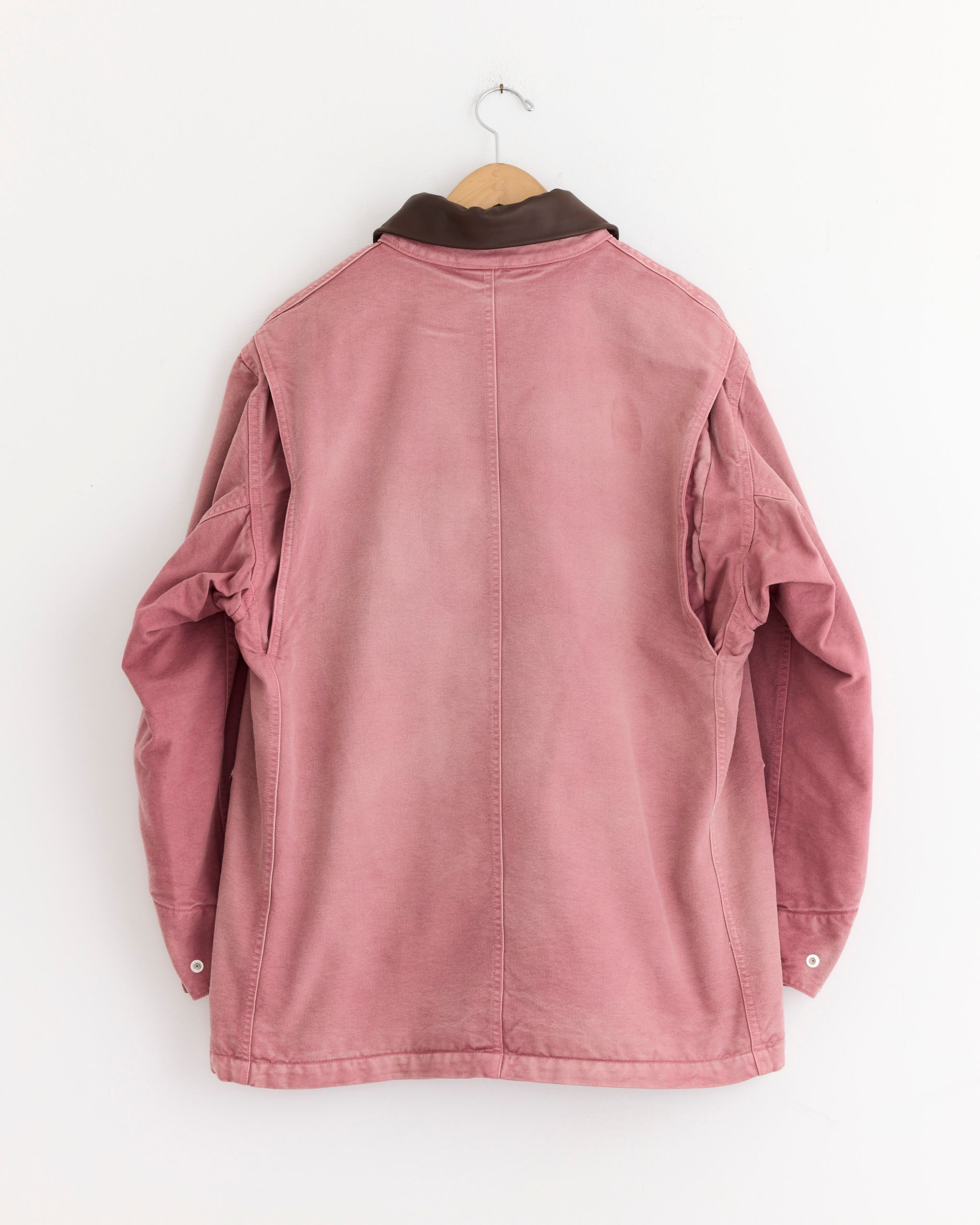 Dyed Duck Blouson in Faded Burgundy Dyed Duck Blouson in Faded Burgundy