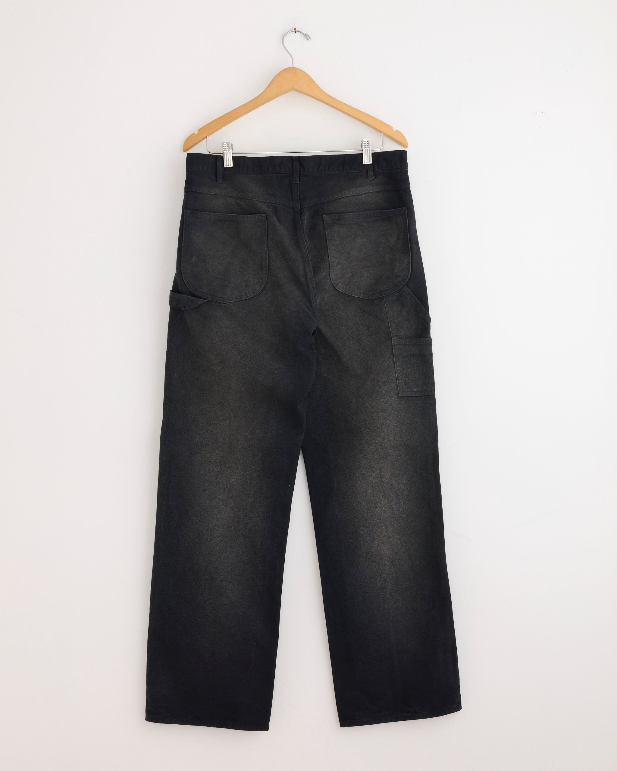 Dyed Duck Painter Pant in Faded Black