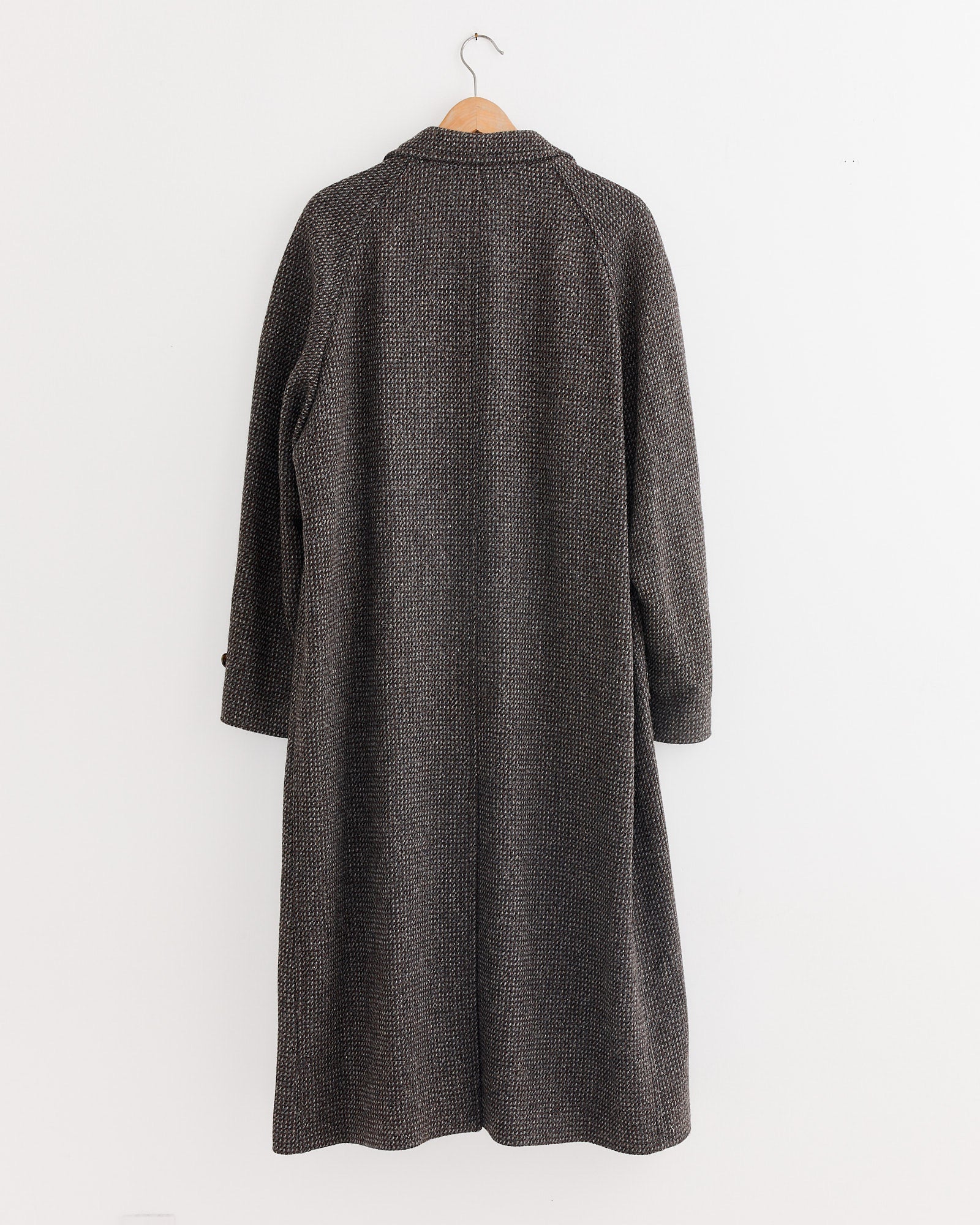 Auralee Soutien Collar Coat Grey Brown Hairline - Grey Brown Hairline / 4 (274437)