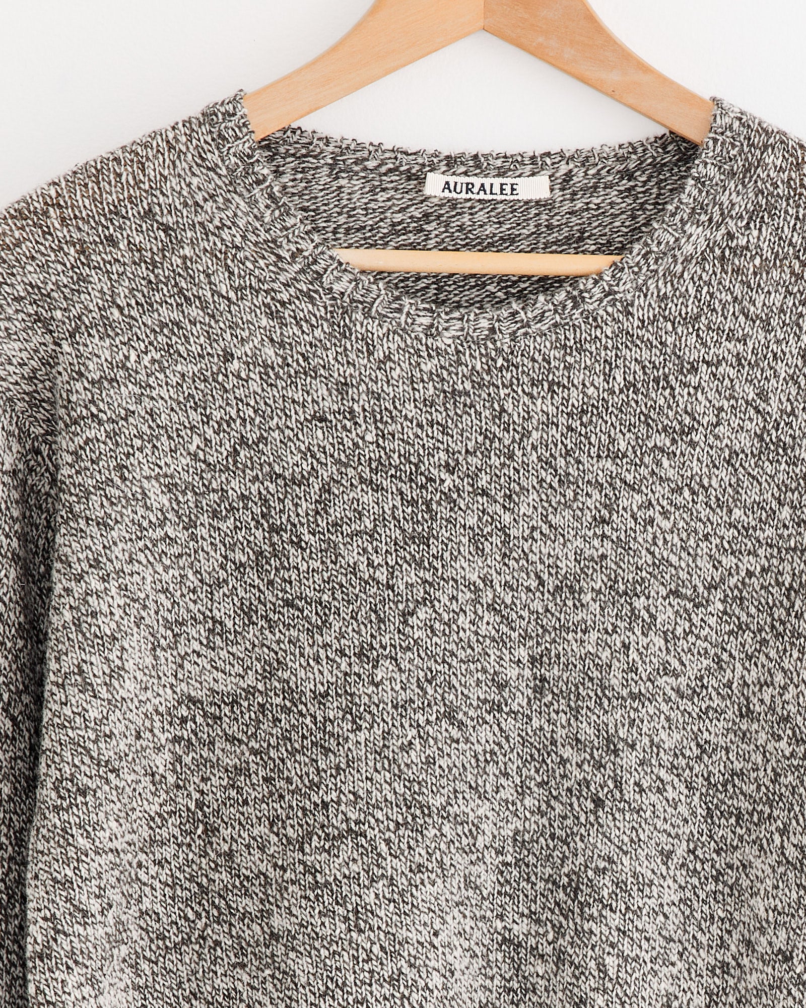 Auralee Airy Silk Wool Knit Pullover Top Black - Top Black / 4 (274474)