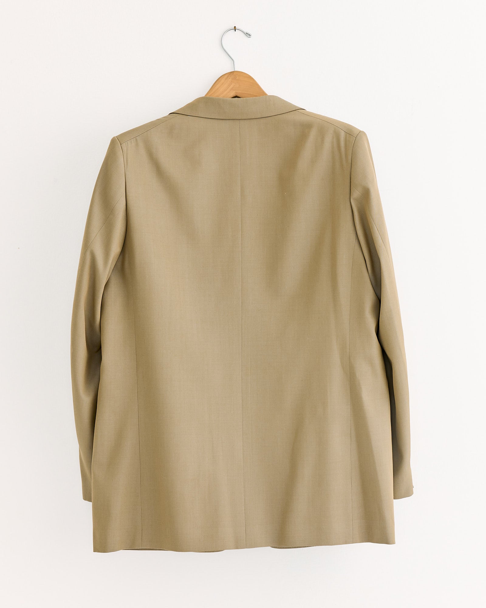 Auralee Light Wool Gabardine Jacket Khaki Chambray - Khaki Chambray / 4 (274480)