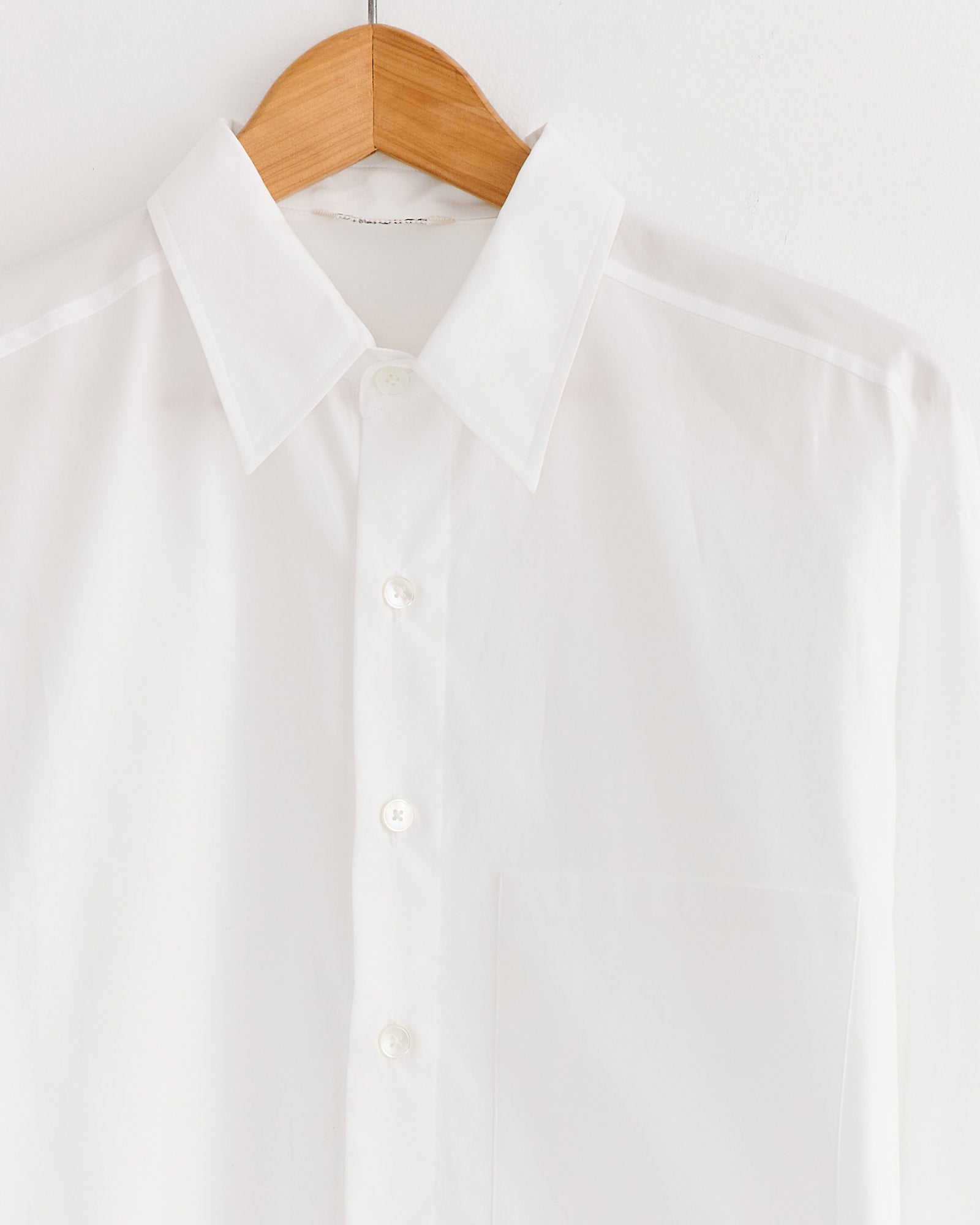 AURALEE FINX TWILL BIG SHIRT ホワイト 3 Finx Twill Big Shirt in White