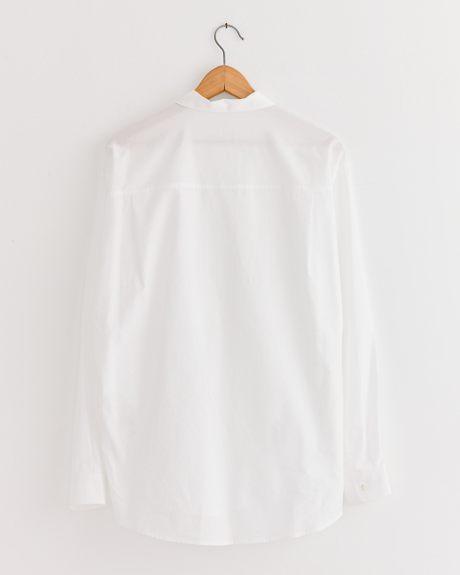 Finx Twill Big Shirt in White