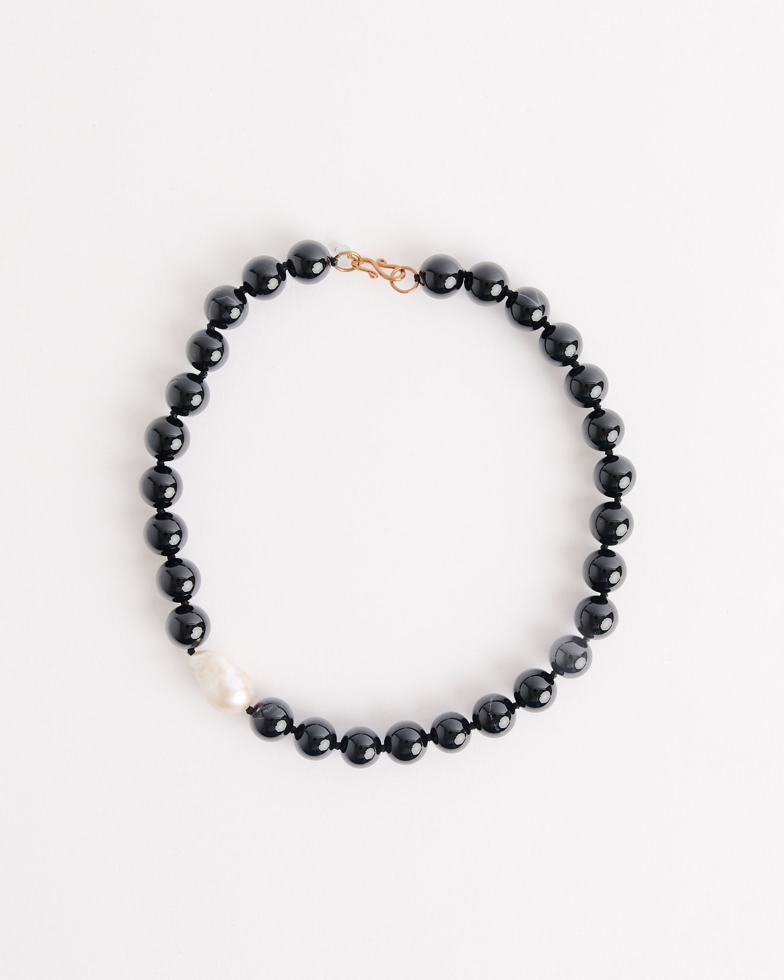 Hai Agnes Necklace - Pearl/Gold Plated / OS (274672)