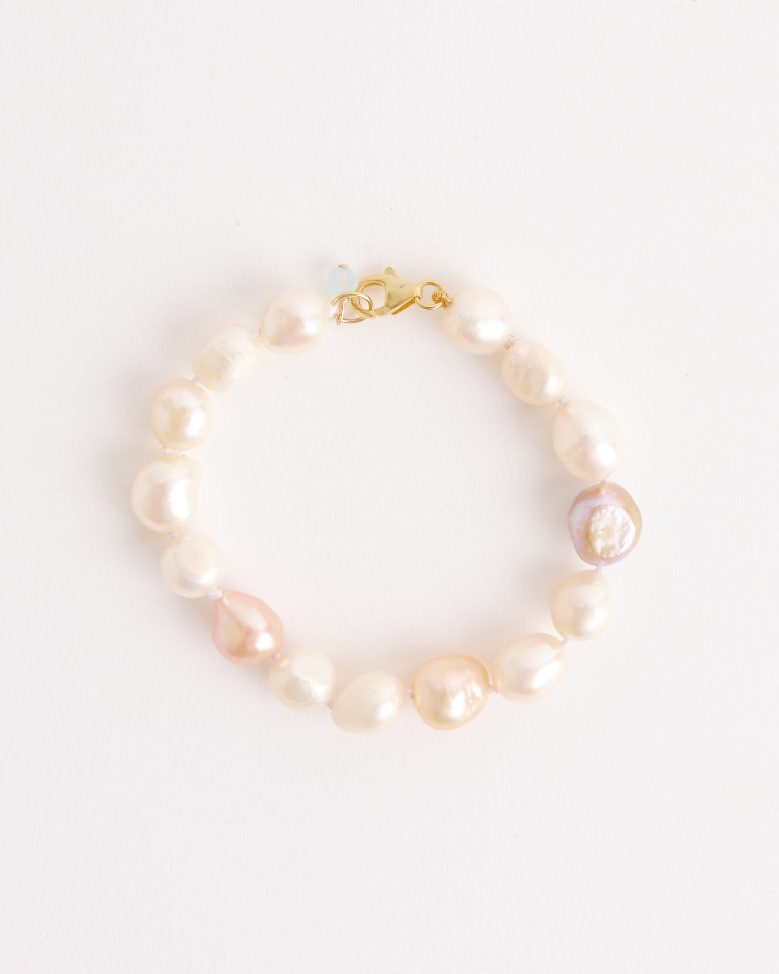 Hai Clara Bracelet - Pearl/Gold Plated / OS (274673)