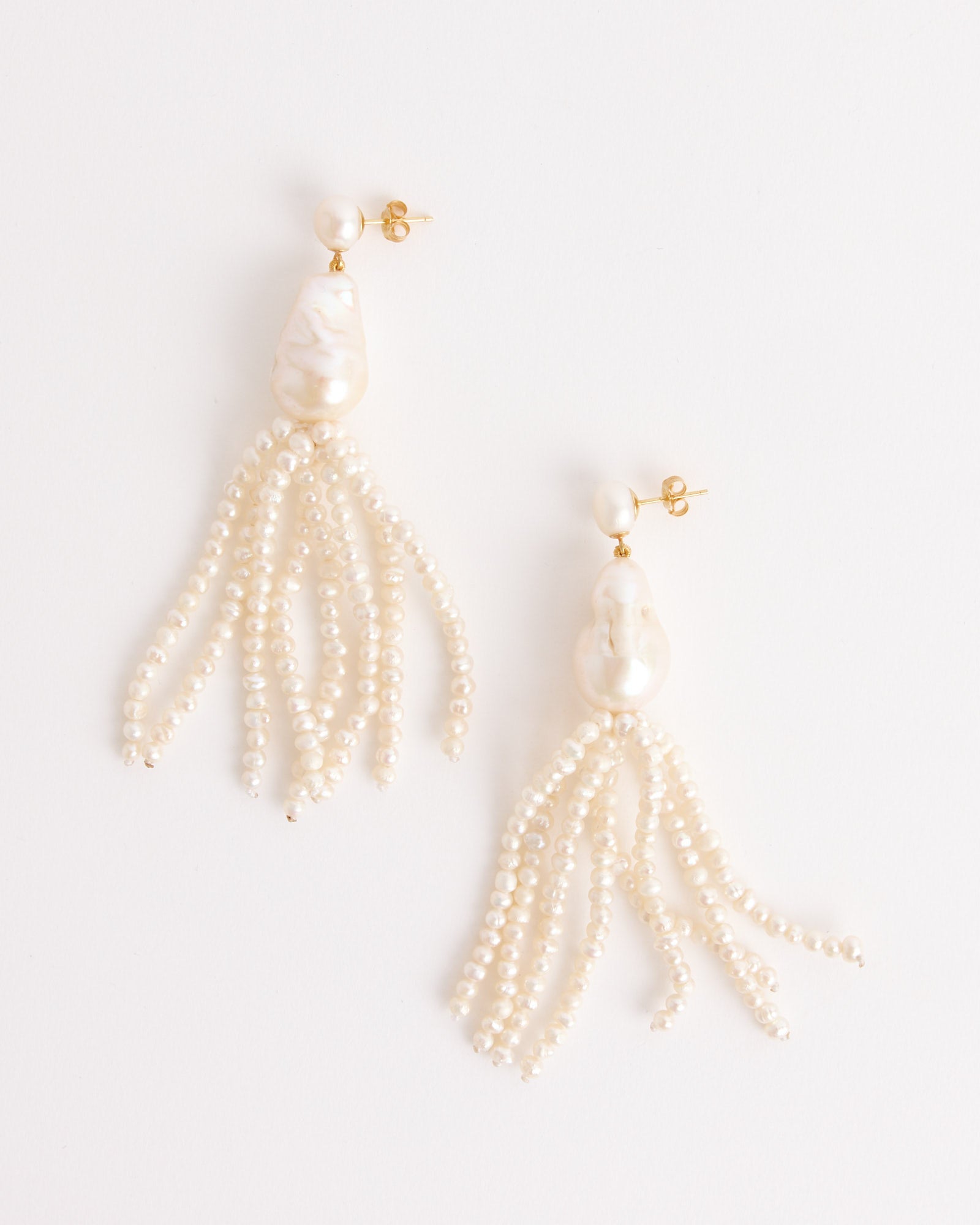 Hai Ursula Earrings - Pearl/Gold Plated / OS (274674)