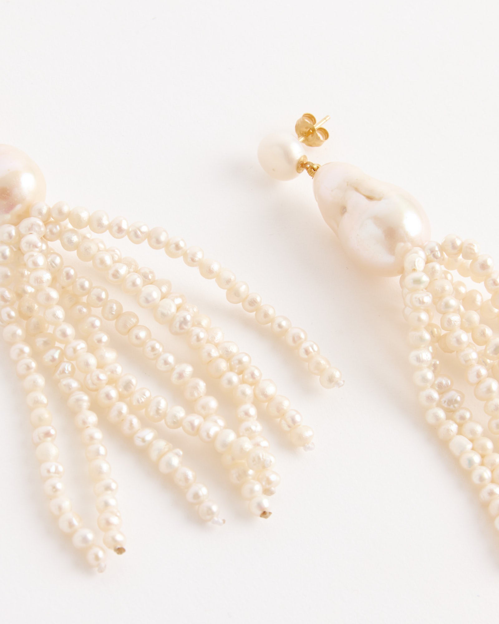 Hai Ursula Earrings - Pearl/Gold Plated / OS (274674)