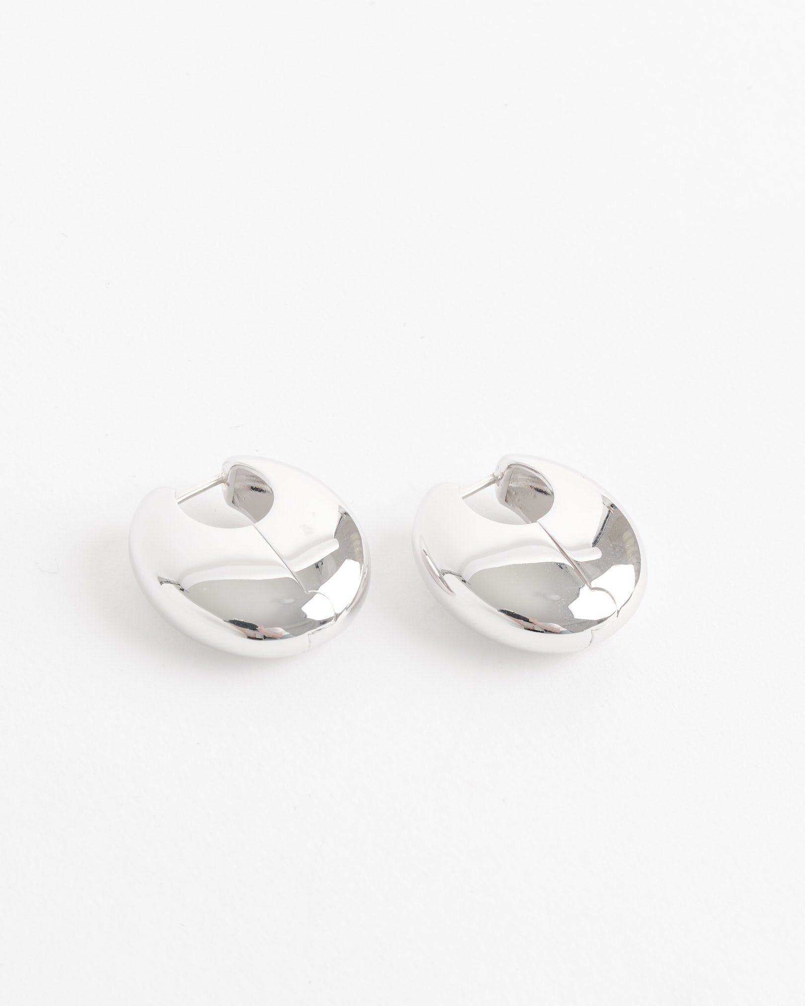 Laura Lombardi Silver Ferma Earrings - SS / OS (274910)