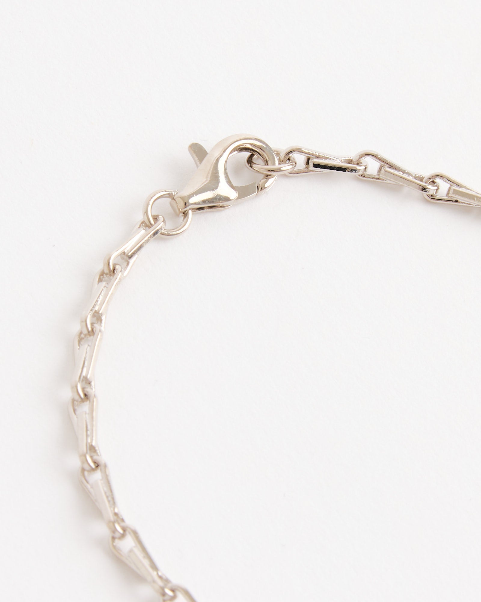 Laura Lombardi Silver Corre Bracelet - Platinum Plated Brass / 7" (274918)