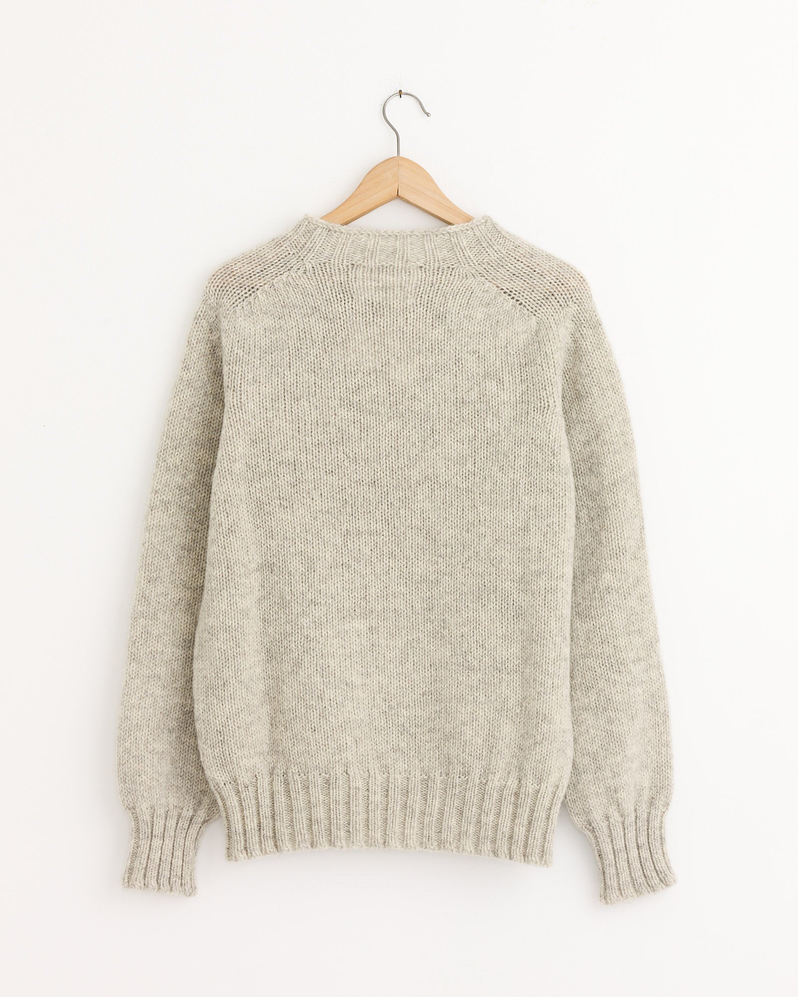 スコットランド製 MHL. クルーネックニット MARGARET HOWELL Chunky Seamless Crewneck in Natural
