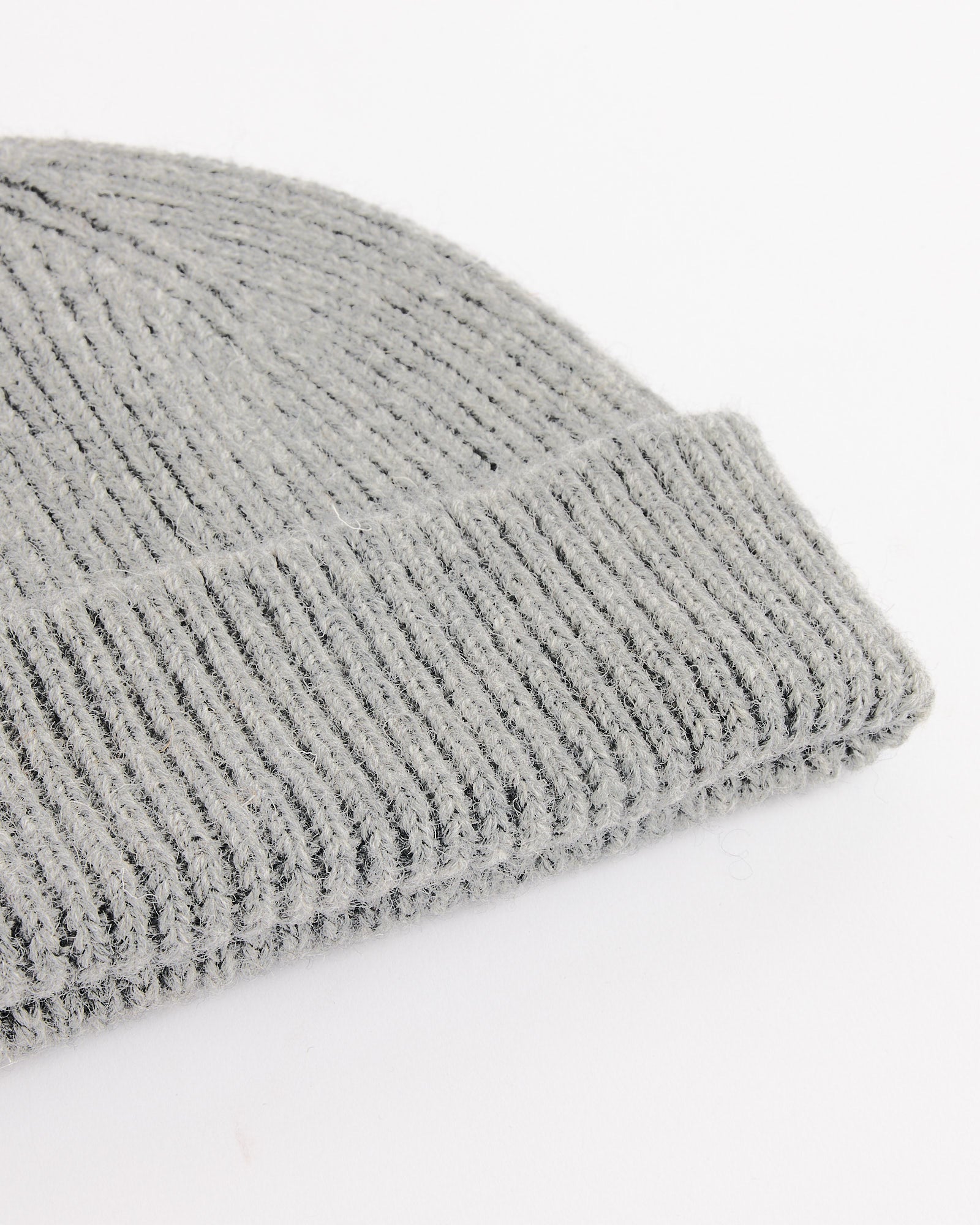 MHL Simple Ribbed Beanie Grey - Grey / OS (275078)