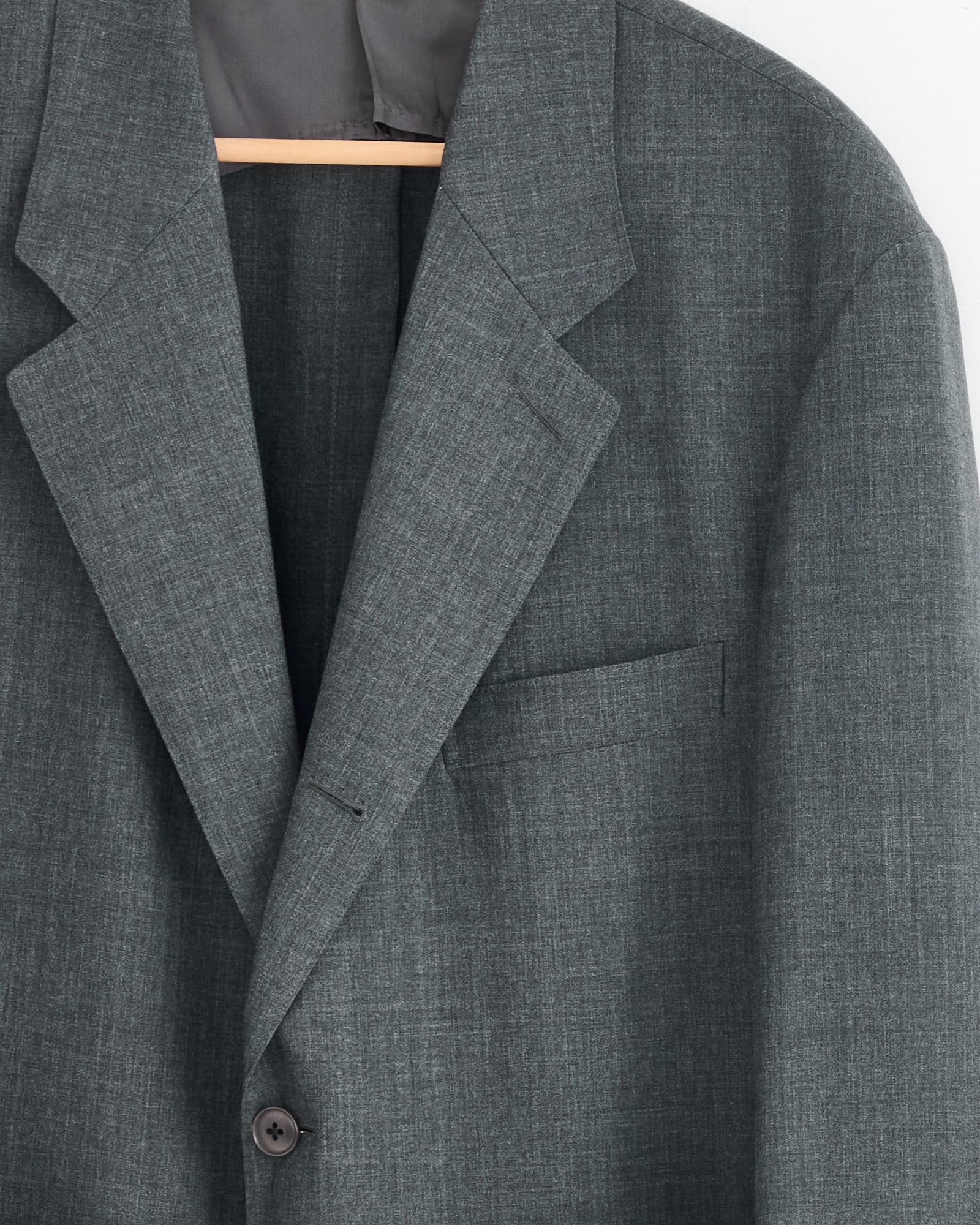 Studio Nicholson x BEAMS PLUS Paul Coat in Charcoal Marl
