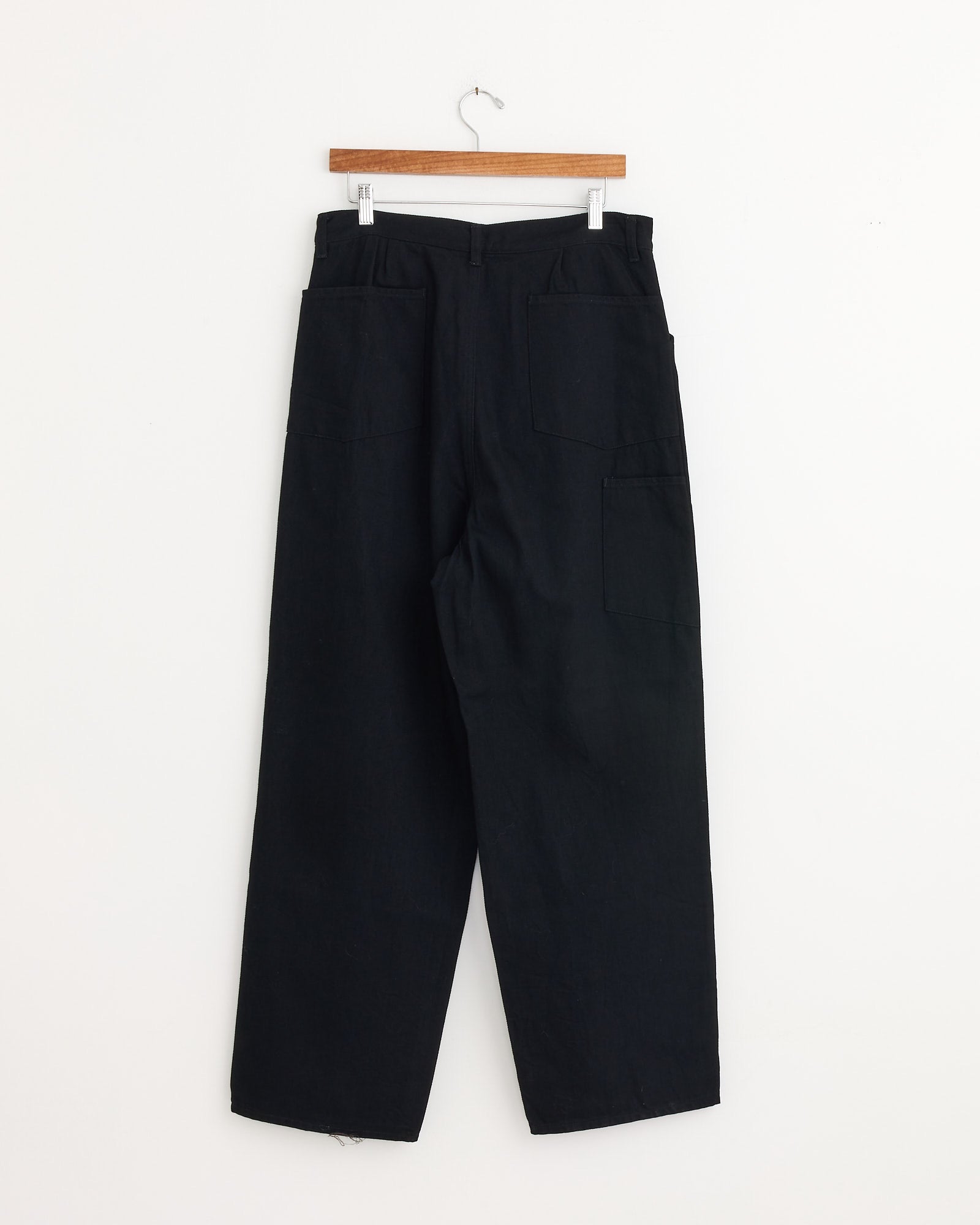 パンツ SULLEN TUCK WIDE LEG DENIM PANTS - BLACK SULLEN TUCK WIDE LEG DENIM PANTS - BLACK