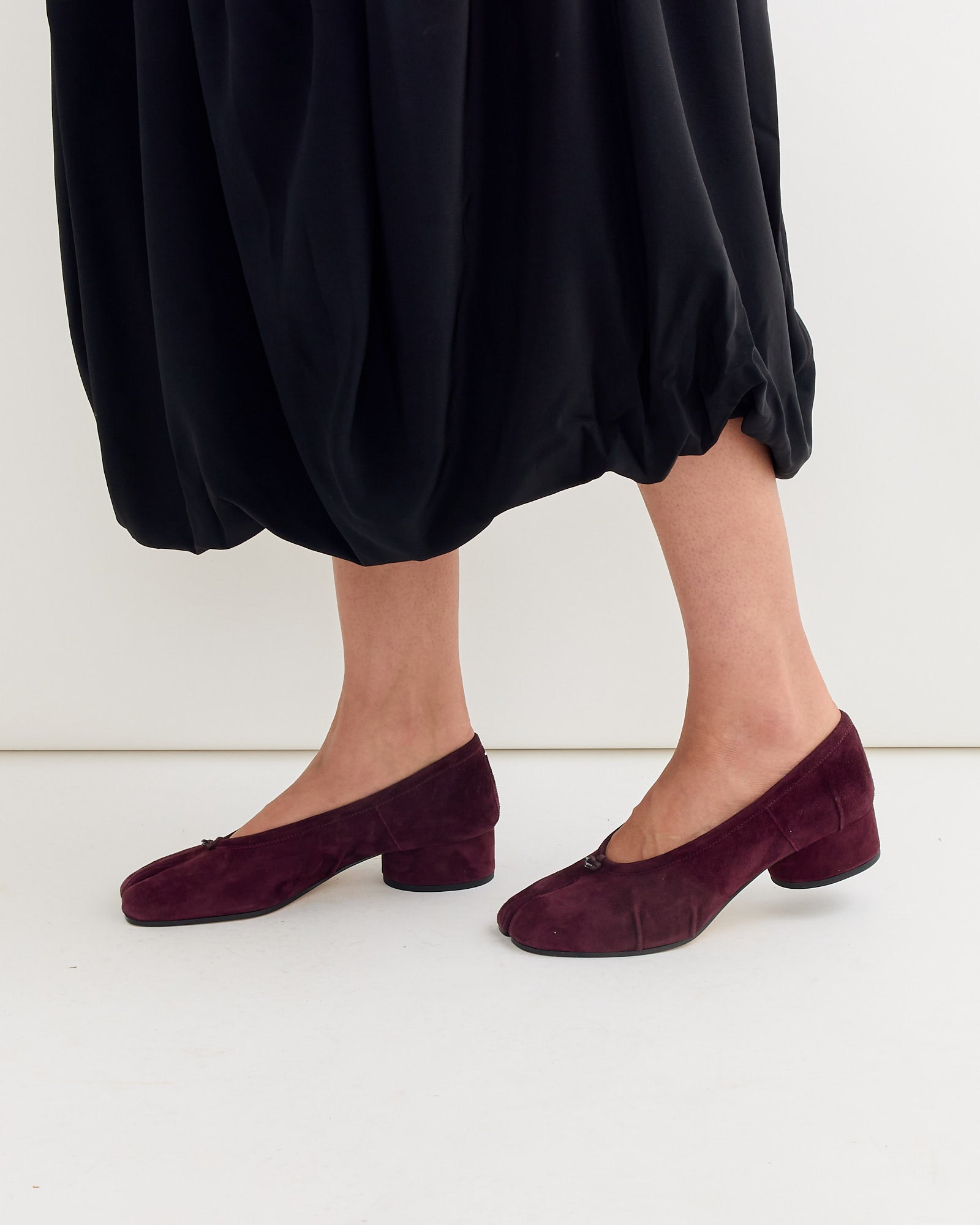 Tabi New Ballerina in Bordeaux