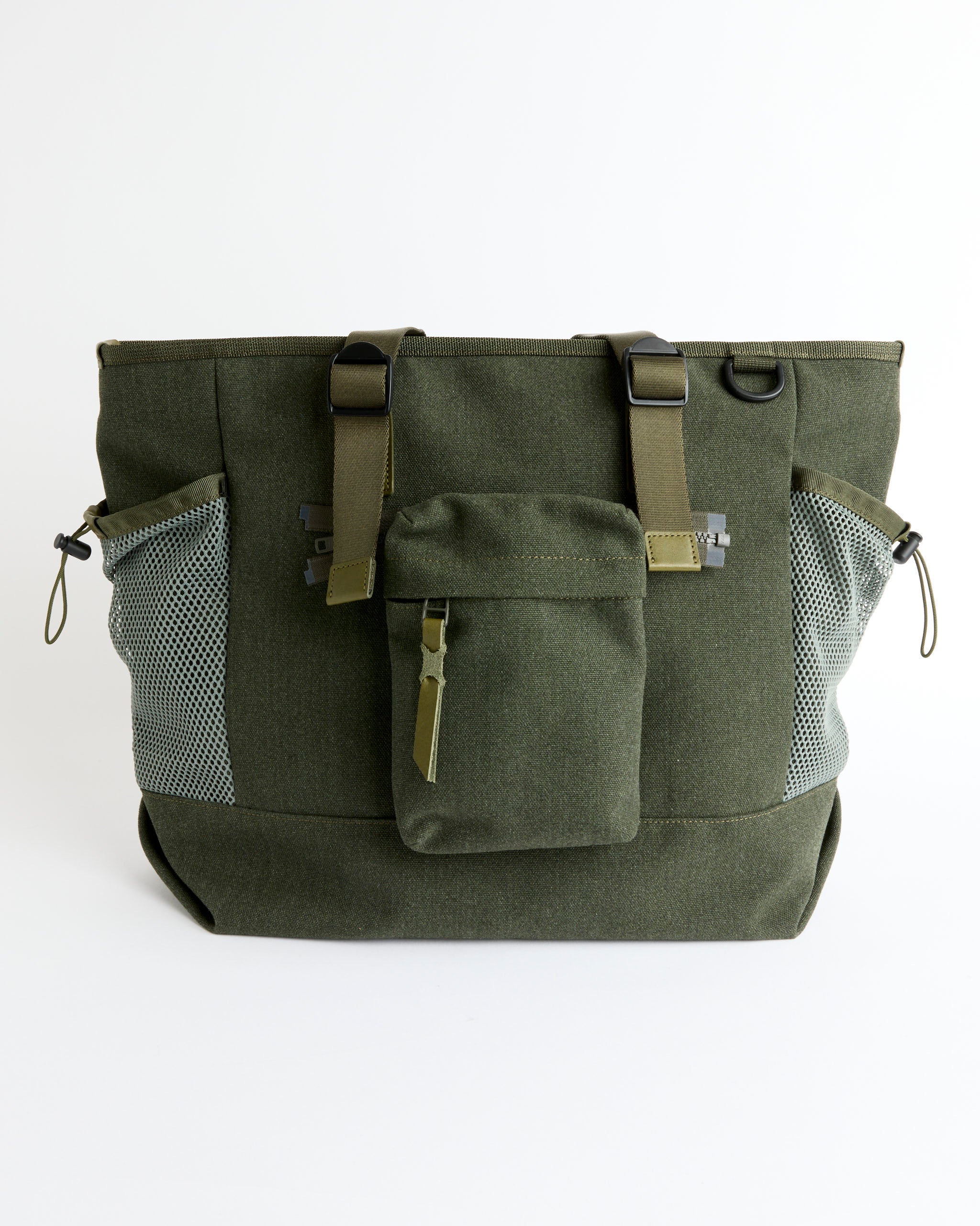 Hender Scheme Dual Tote Big Bag - Khaki Olive - Default Title (275750)