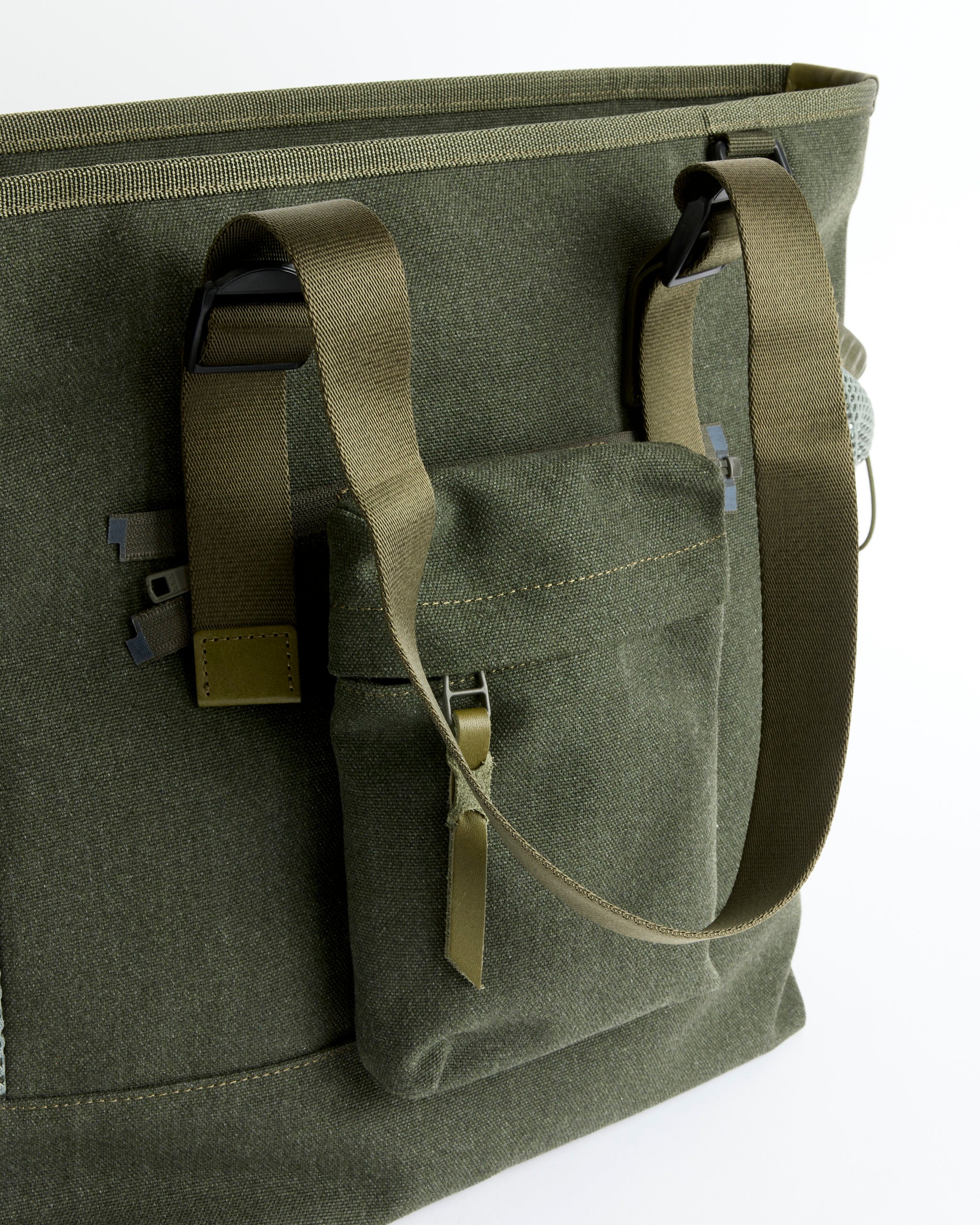 Hender Scheme Dual Tote Big Bag - Khaki Olive - Default Title (275750)