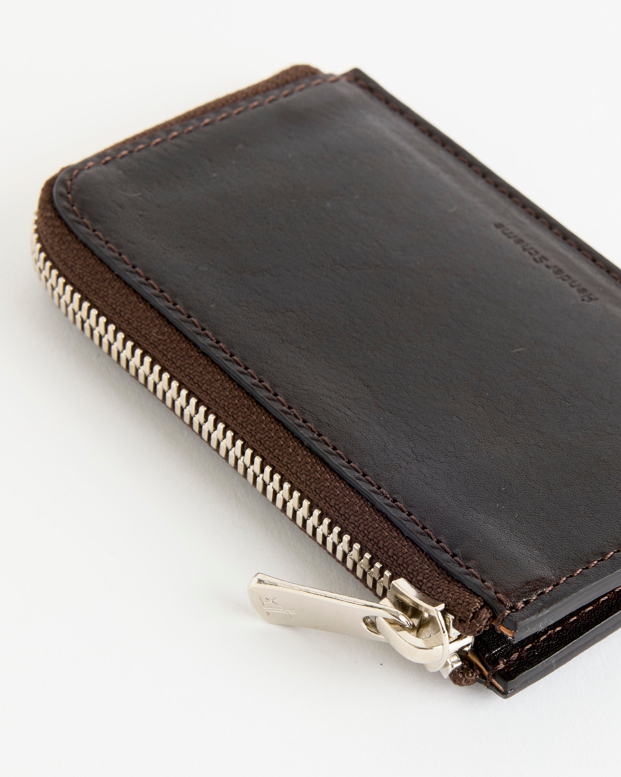 Hender Scheme L Zip Wallet Chocolate - Chocolate / OS (275751)