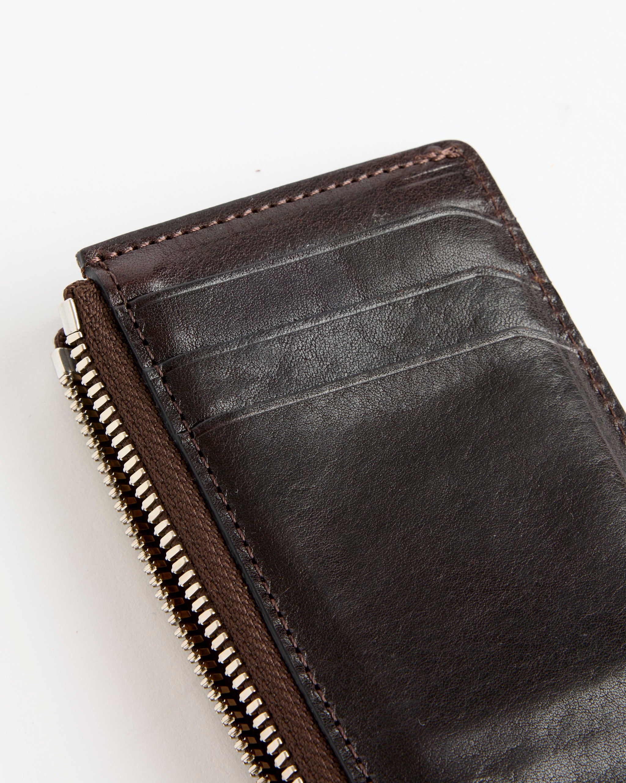 Hender Scheme L Zip Wallet Chocolate - Chocolate / OS (275751)