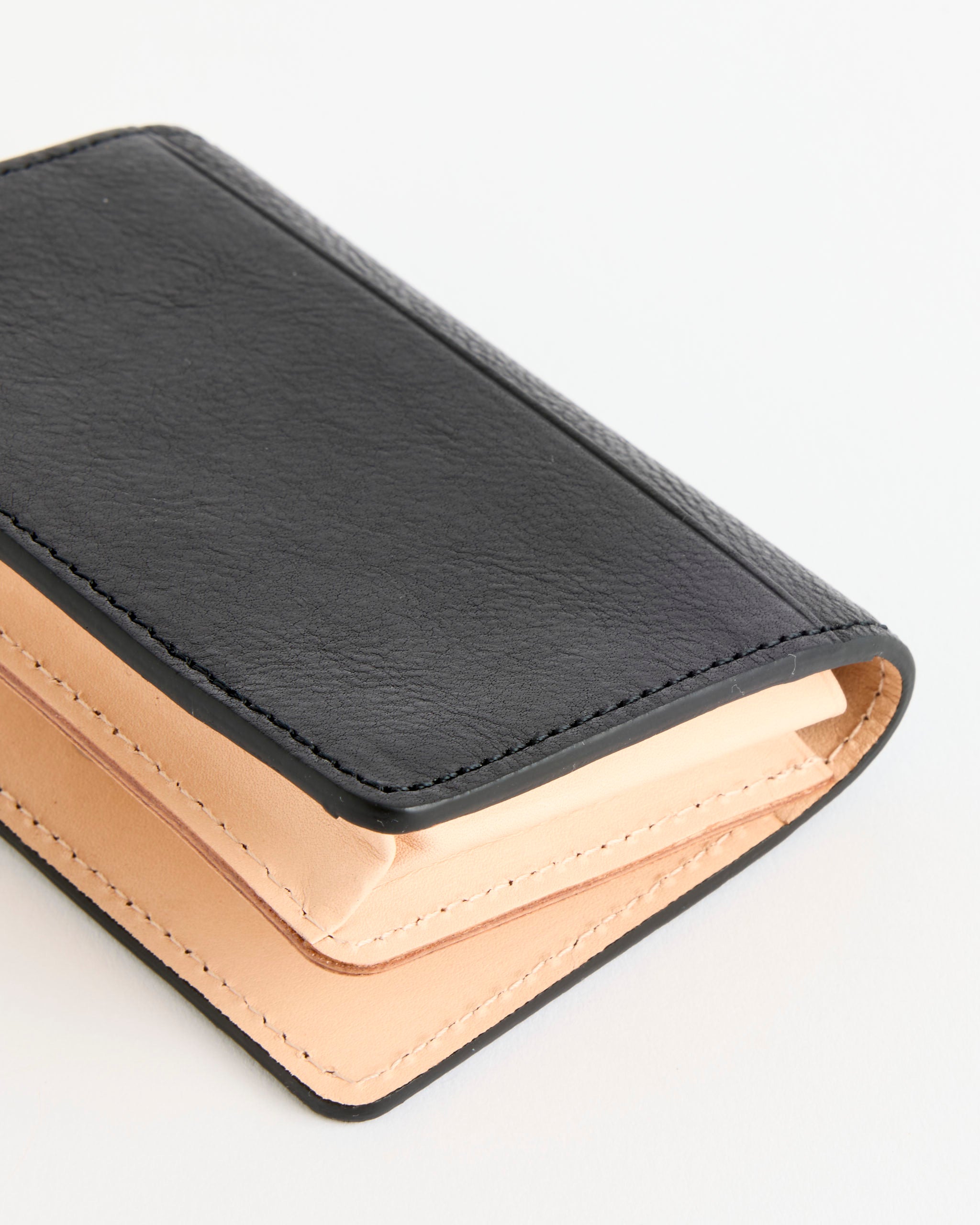 Hender Scheme Multilayered Card Case Black - Black / OS (275756)