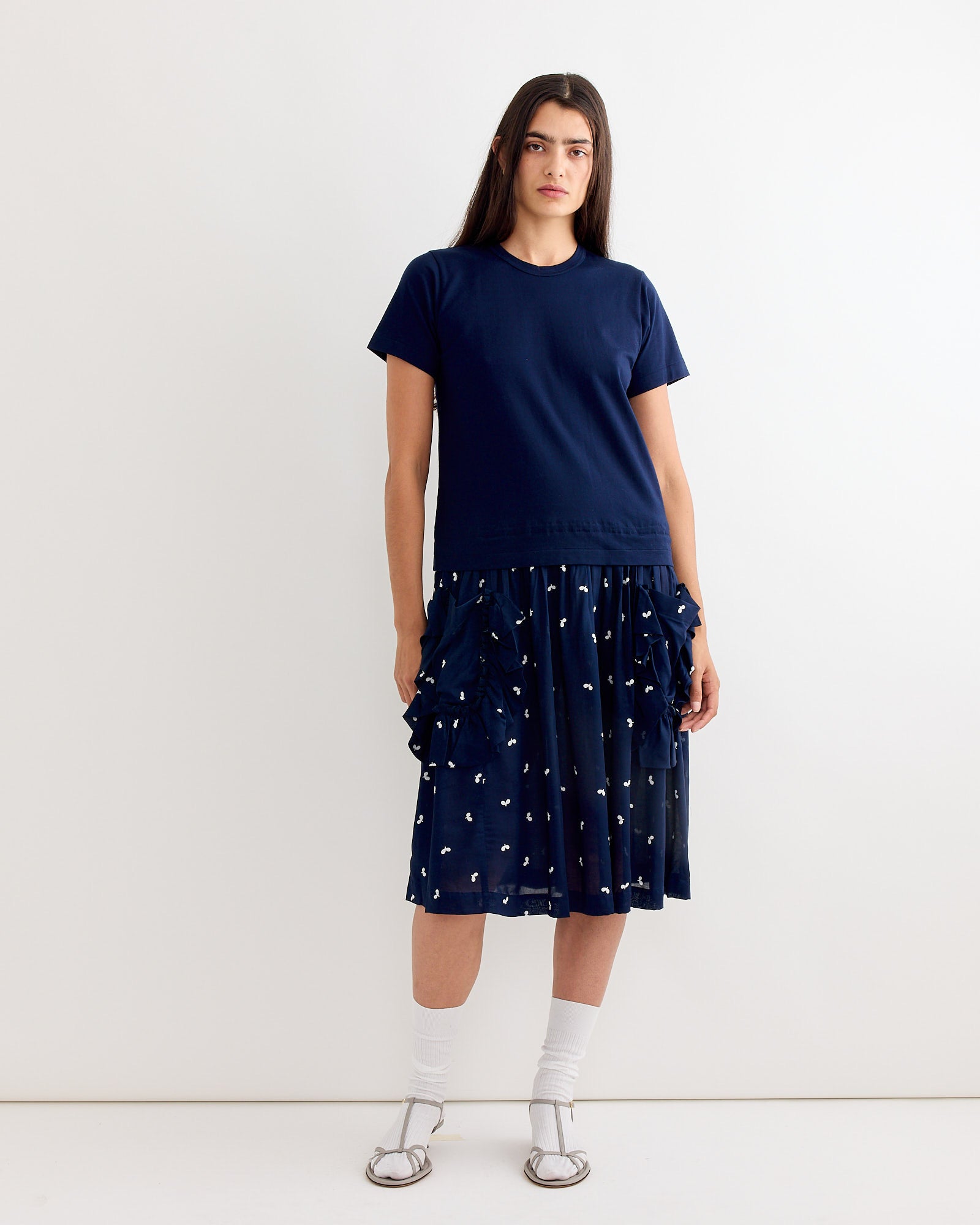 Comme Des Garçons Girl 006 Dress Navy - Navy / S (275765)