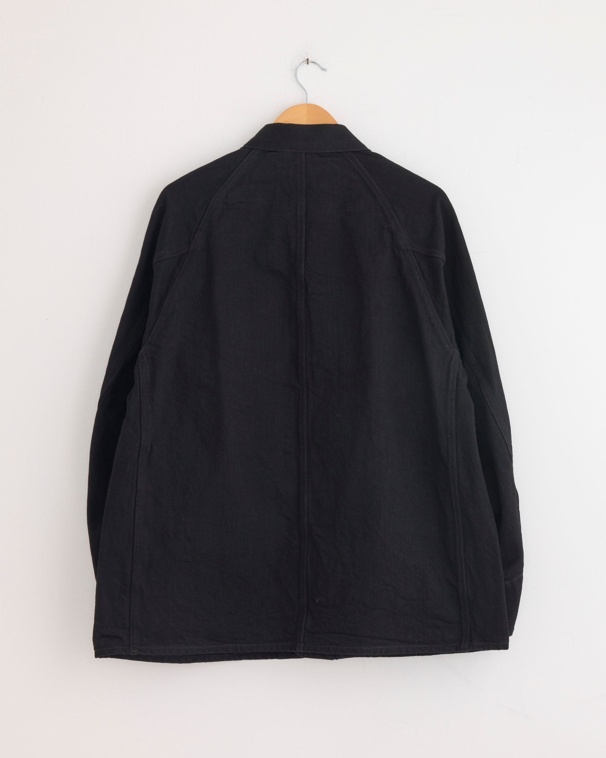 Denim Work Jacket in Black